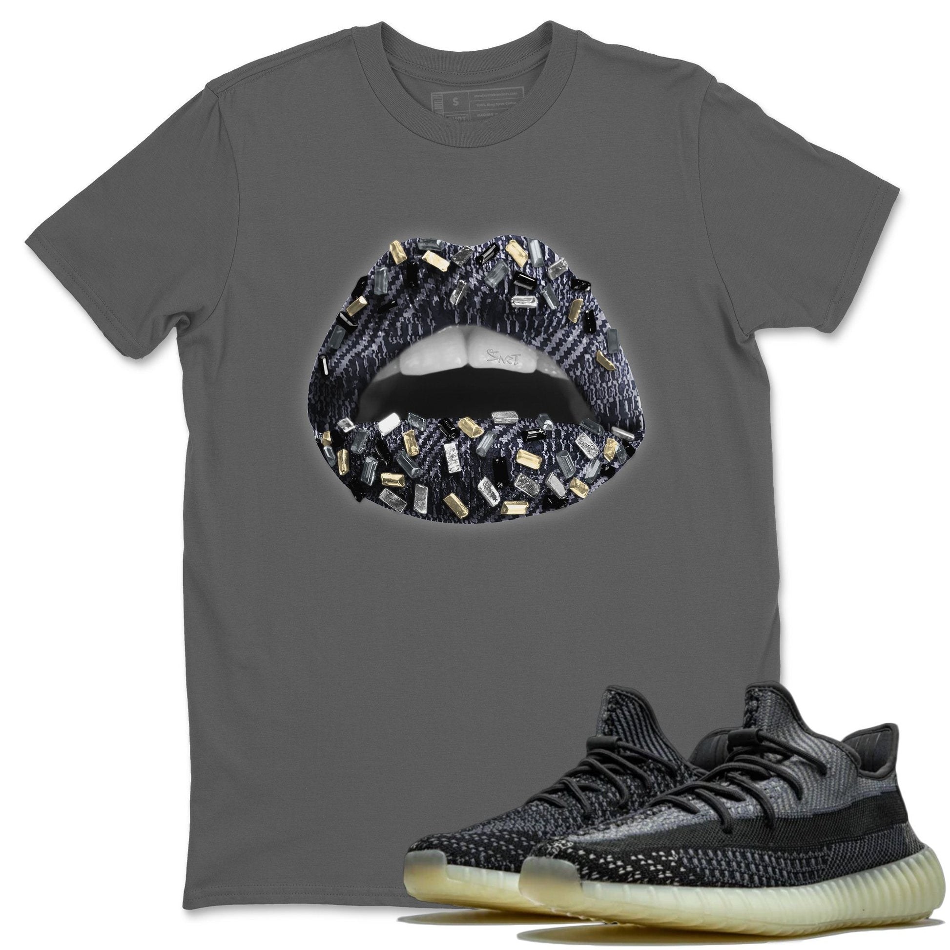 Lips Jewel Unisex Tops - Yeezy 350 Carbon Asriel