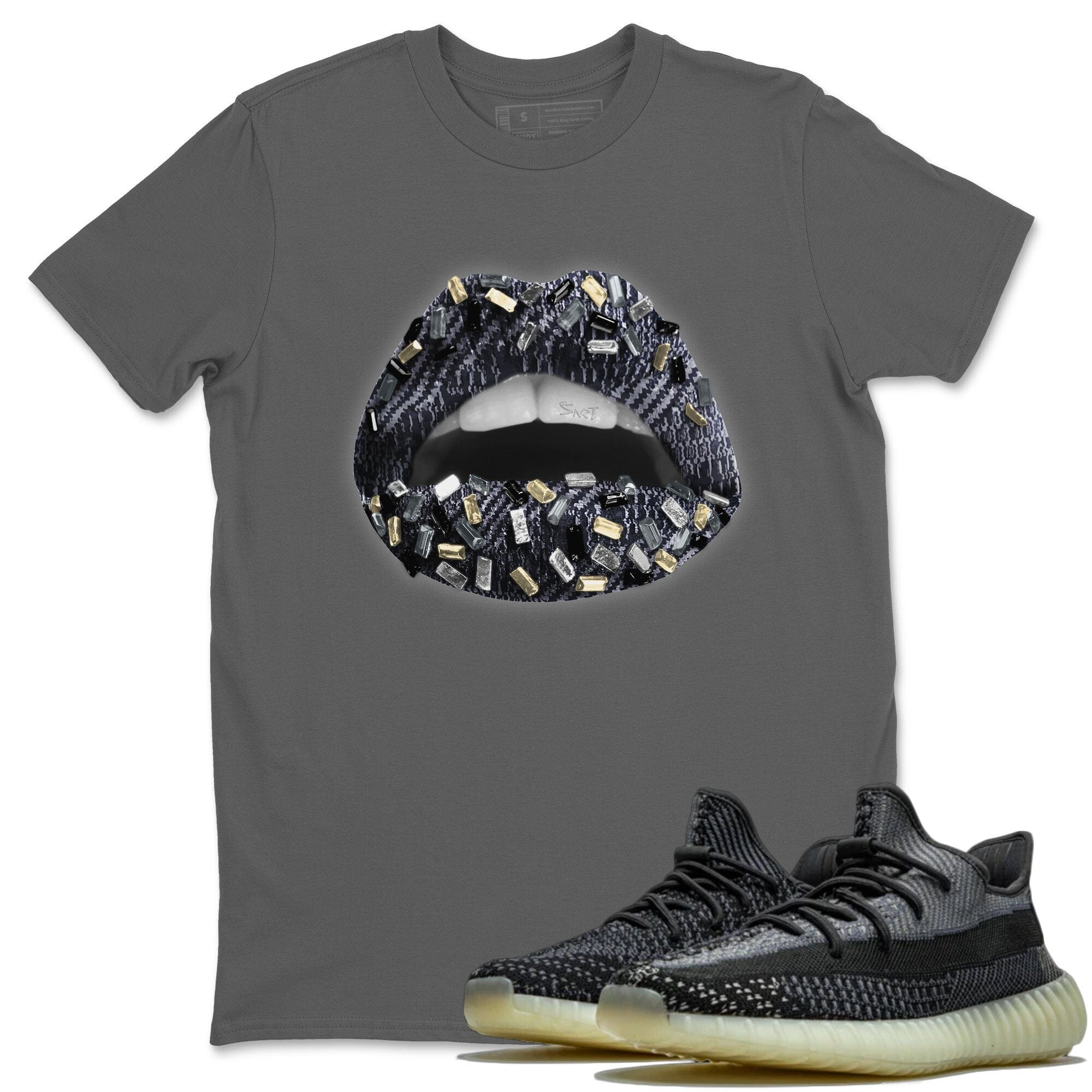Lips Jewel Unisex Tops - Yeezy 350 Carbon Asriel
