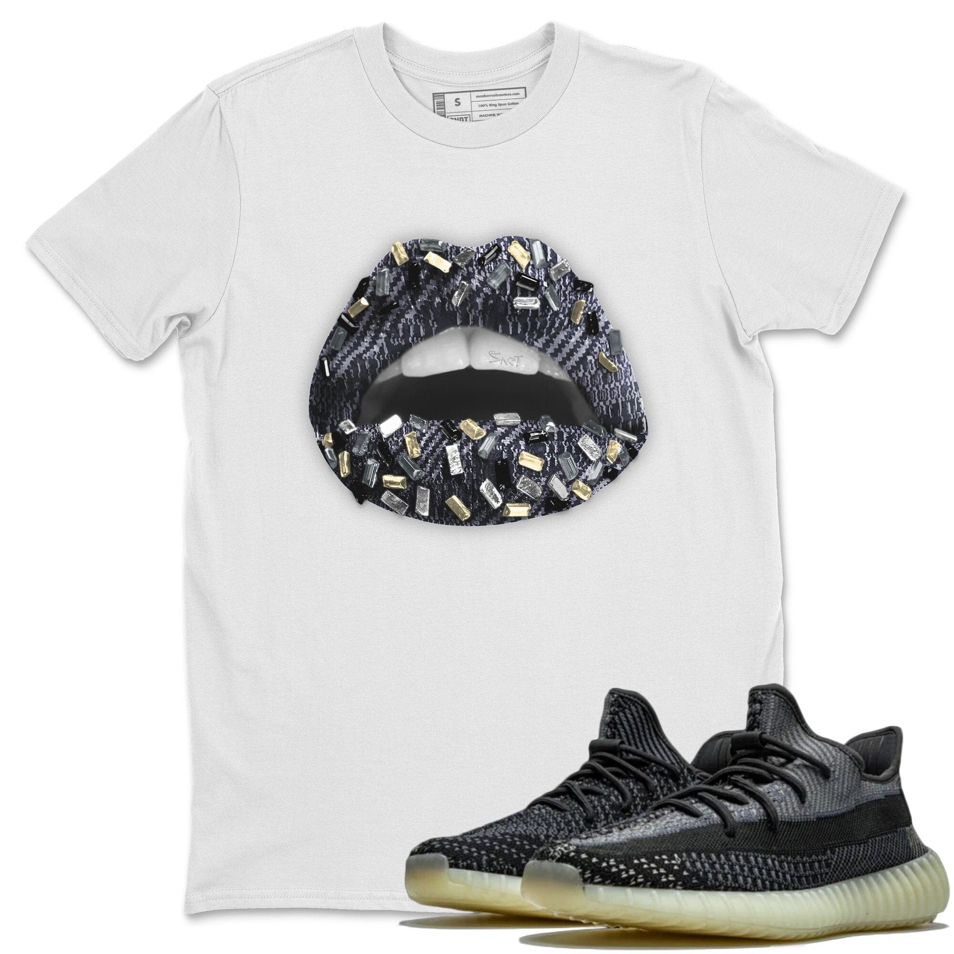 Lips Jewel Unisex Tops - Yeezy 350 Carbon Asriel
