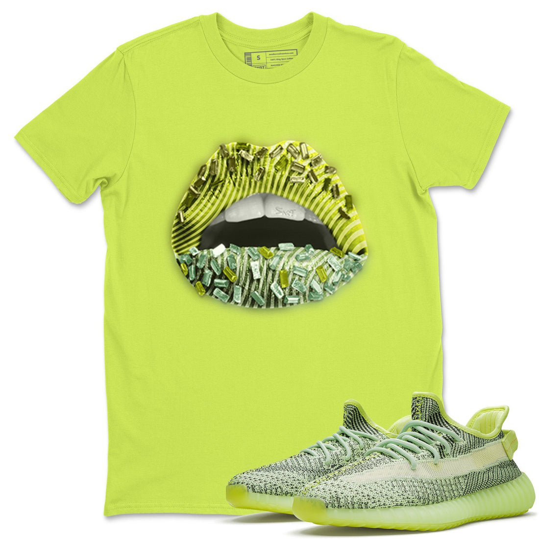 Lips Jewel Unisex Tops - Yeezy 350 Yeezreel