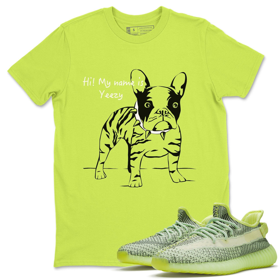 Zebra Frenchie Unisex Tops - Yeezy 350 V2 Yeezreel