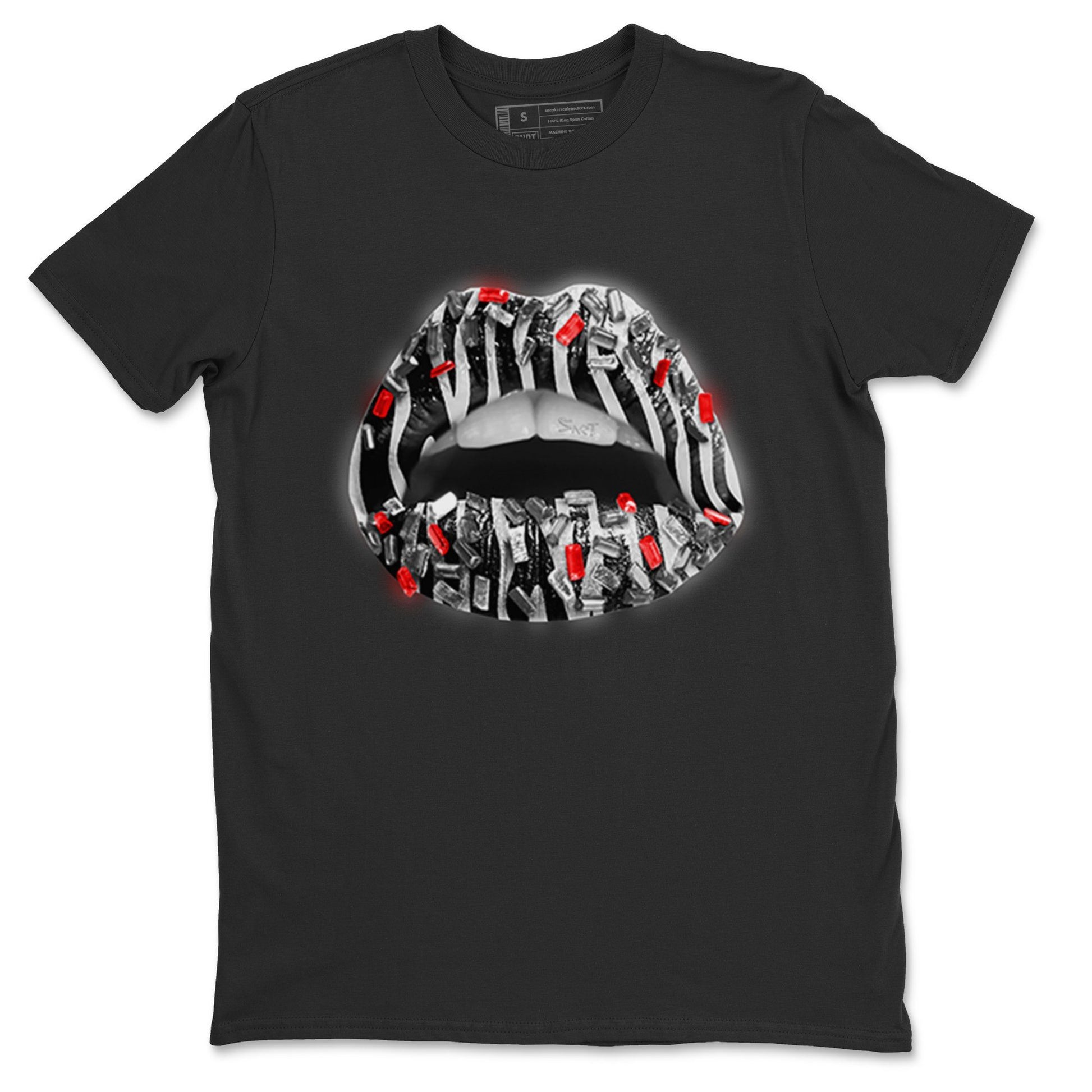 Lips Jewel Unisex Tops - Yeezy 350 Zebra