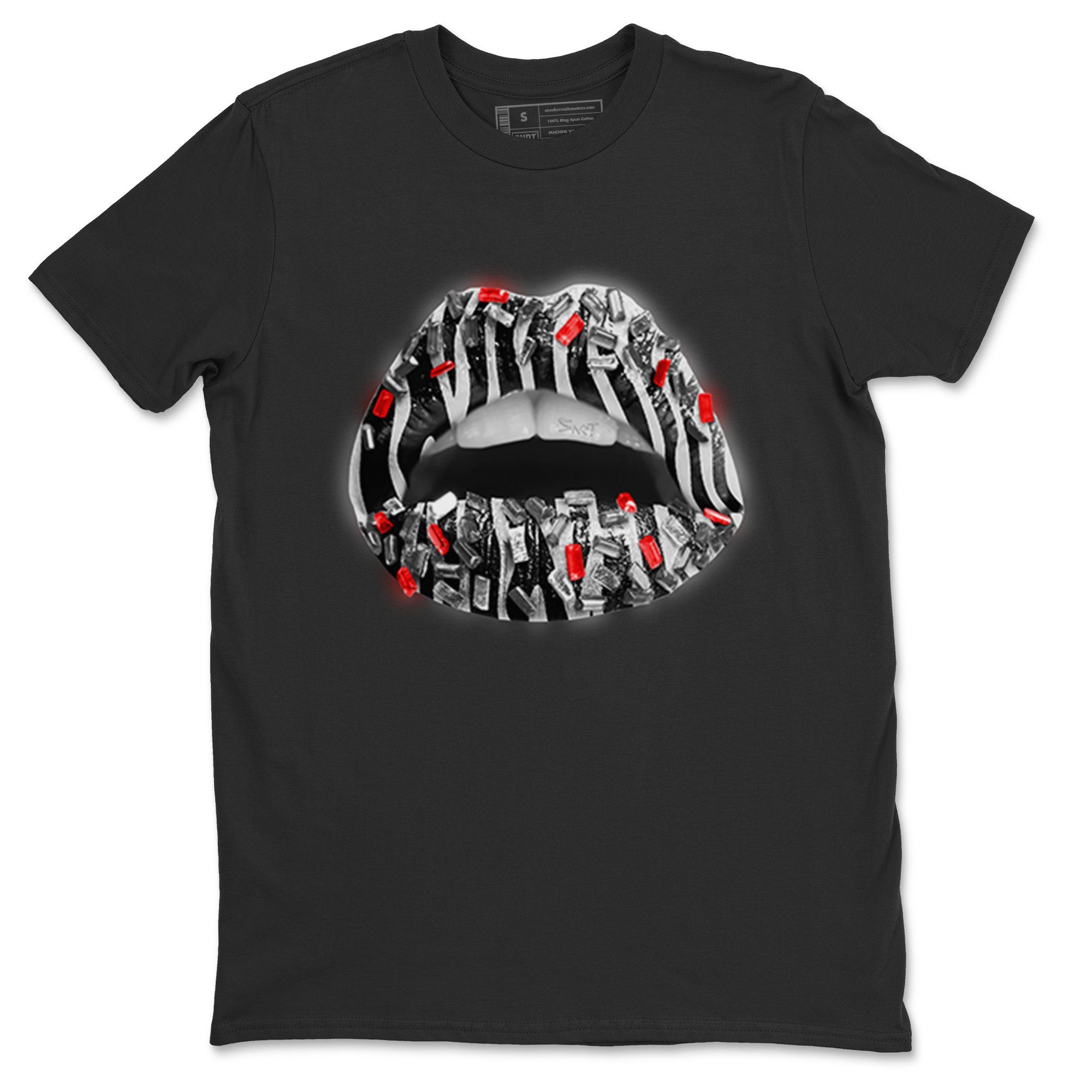 Lips Jewel Unisex Tops - Yeezy 350 Zebra