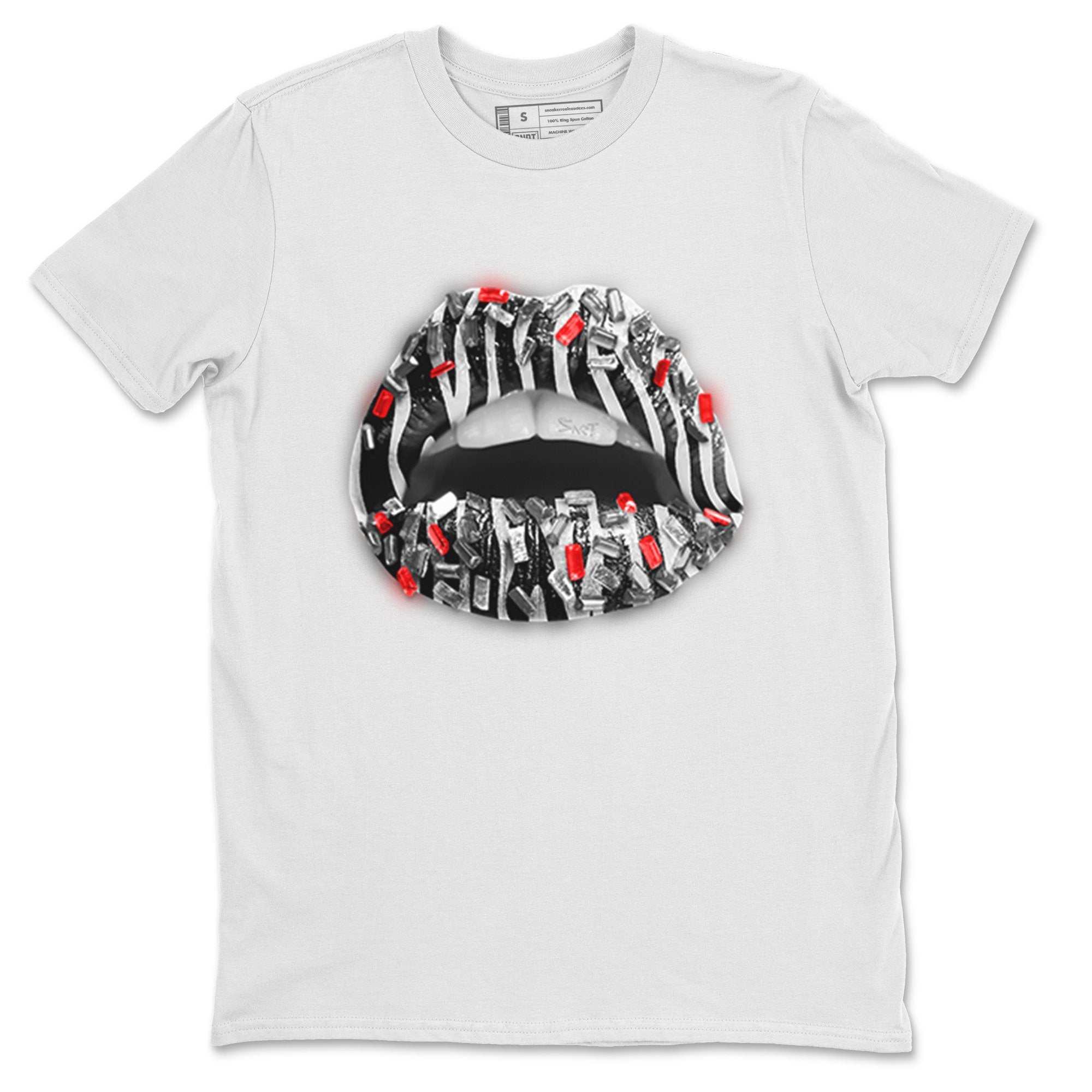 Lips Jewel Unisex Tops - Yeezy 350 Zebra