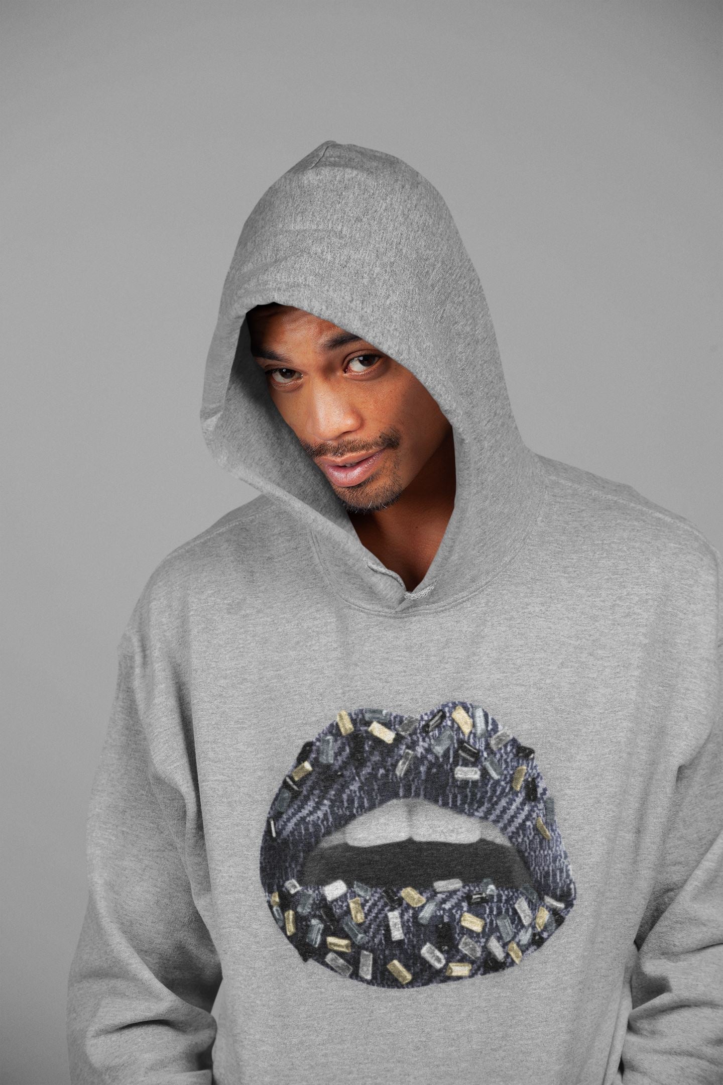 Lips Jewel Unisex Tops - Yeezy 350 Carbon Asriel