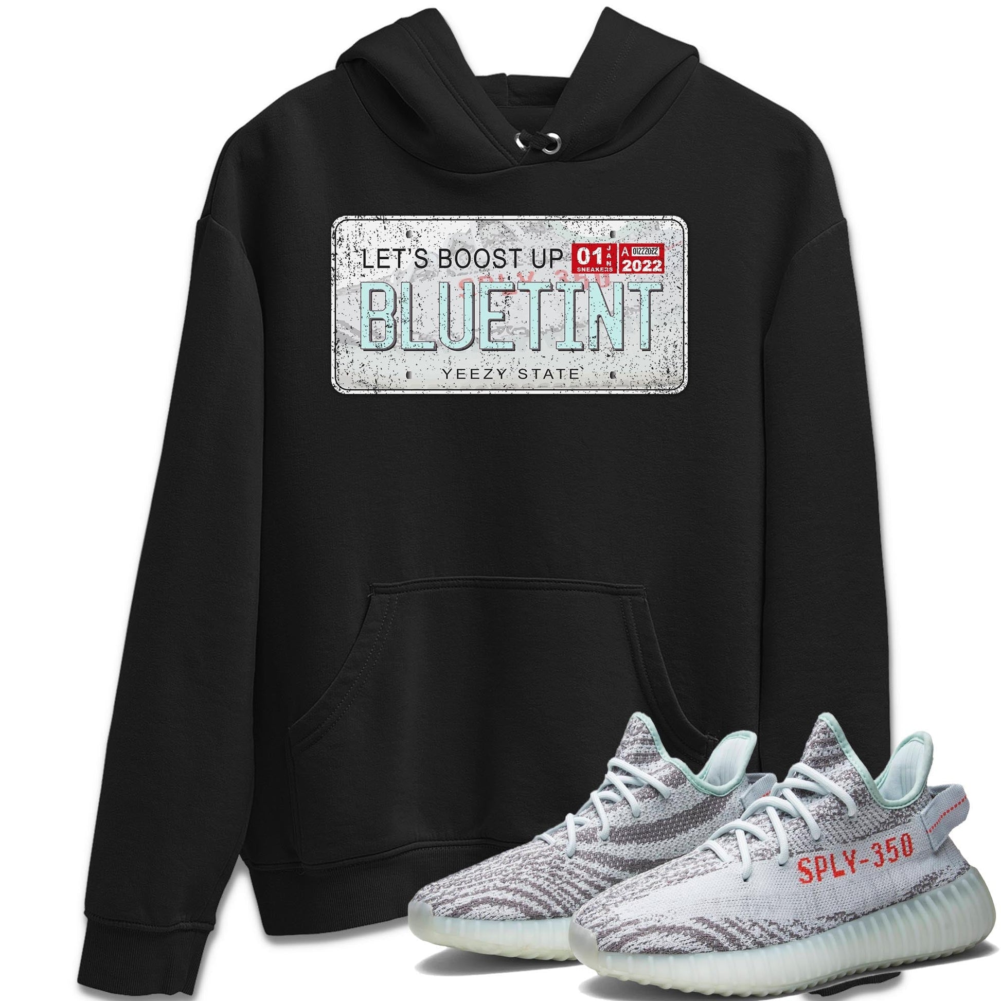 Yeezy Plate Unisex Tops - Yeezy 350 Blue Tint