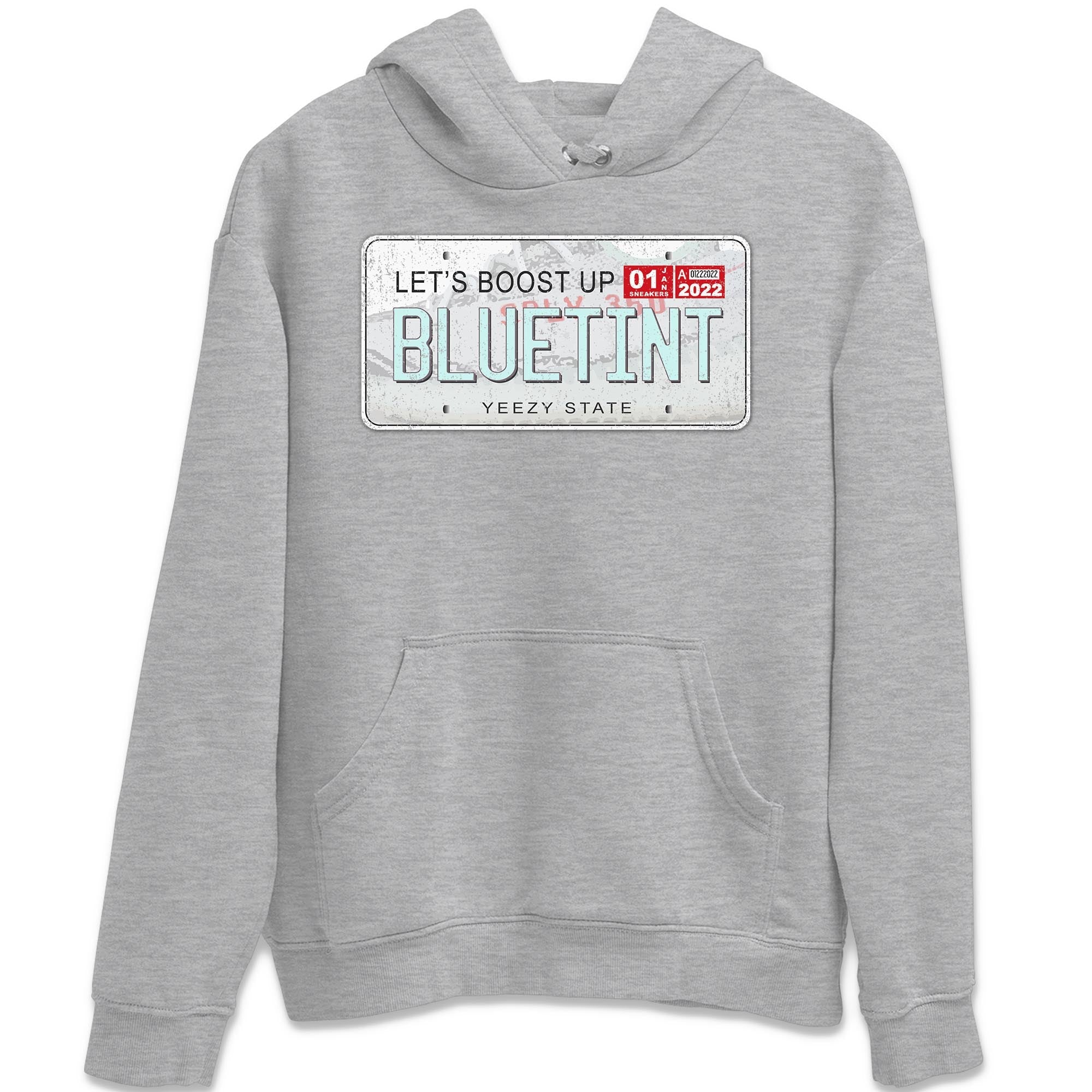 Yeezy Plate Unisex Tops - Yeezy 350 Blue Tint