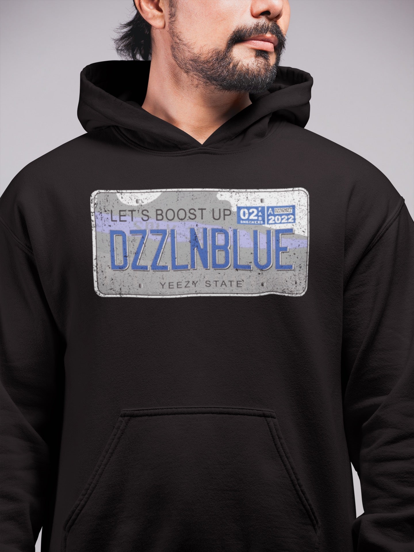 Yeezy Plate Unisex Tops - Yeezy 350 Dazzling Blue