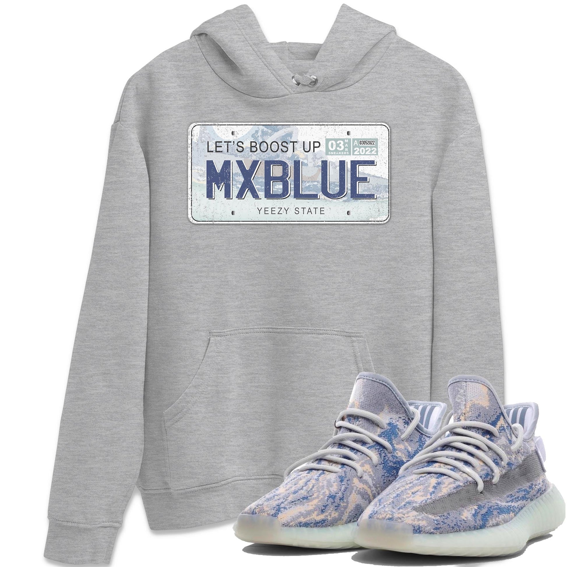 Yeezy Plate Unisex Tops - Yeezy 350 MX Blue
