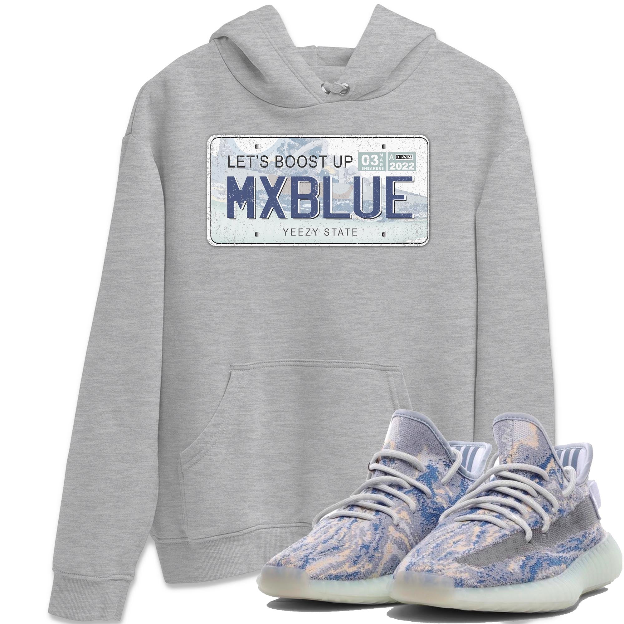 Yeezy Plate Unisex Tops - Yeezy 350 MX Blue