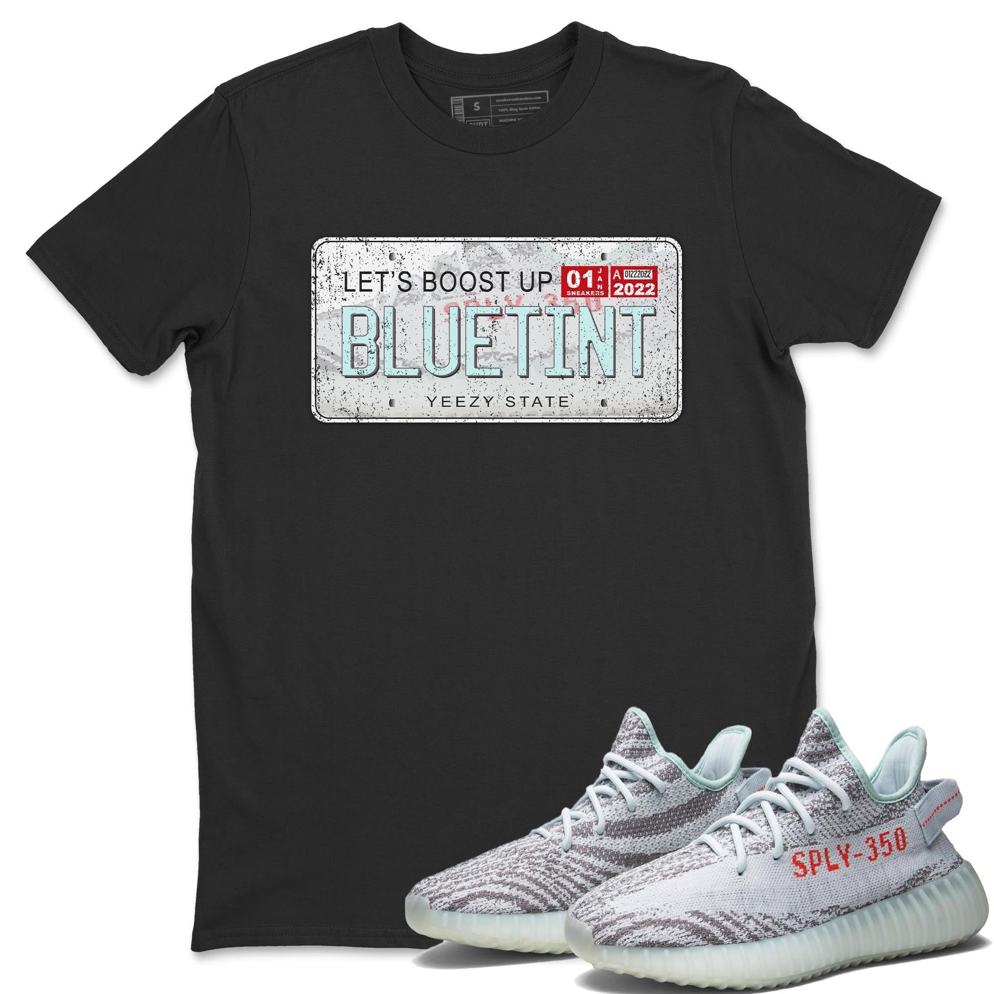 Yeezy Plate Unisex Tops - Yeezy 350 Blue Tint