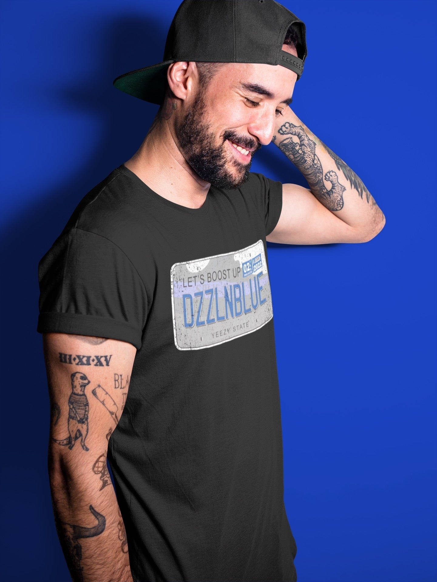 Yeezy Plate Unisex Tops - Yeezy 350 Dazzling Blue