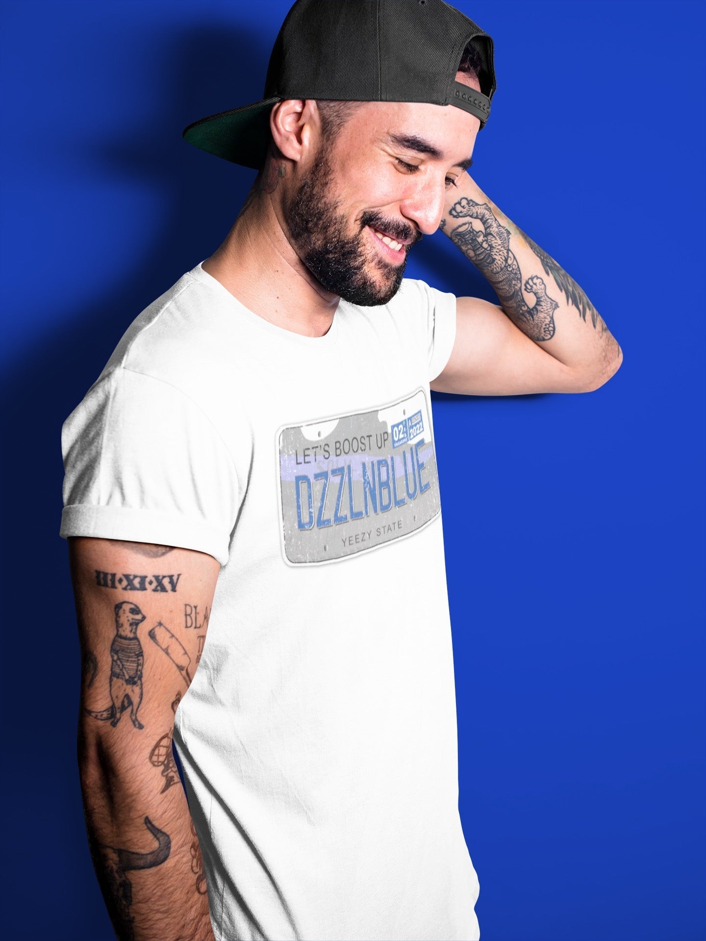 Yeezy Plate Unisex Tops - Yeezy 350 Dazzling Blue
