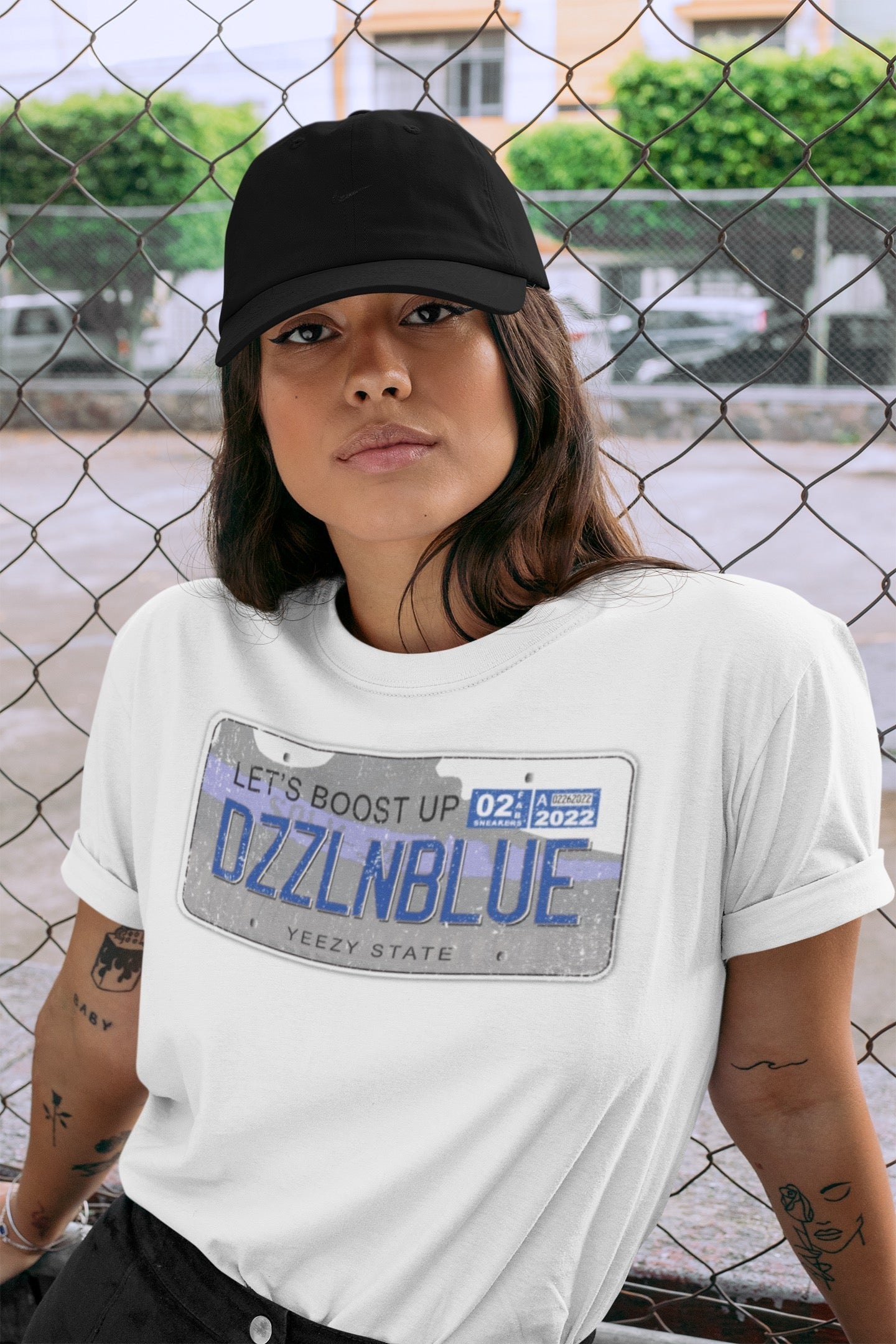 Yeezy Plate Unisex Tops - Yeezy 350 Dazzling Blue