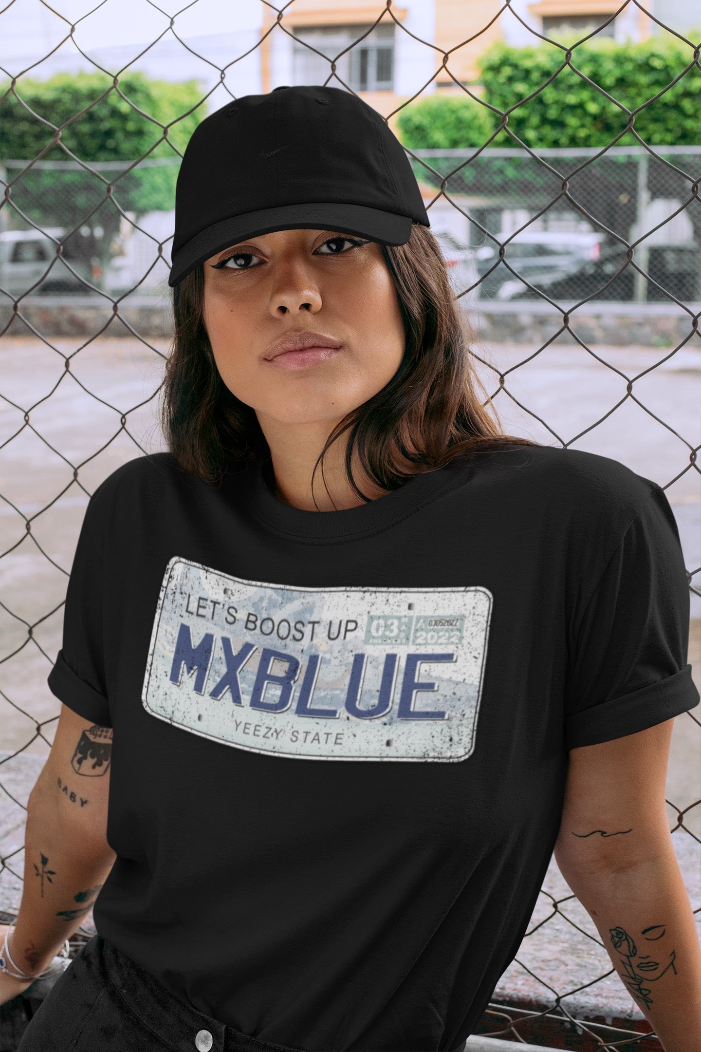 Yeezy Plate Unisex Tops - Yeezy 350 MX Blue