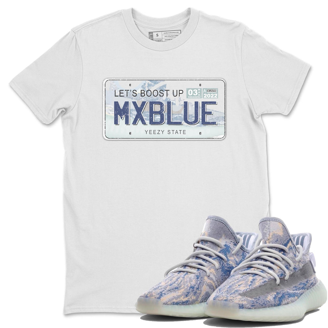 Yeezy Plate Unisex Tops - Yeezy 350 MX Blue