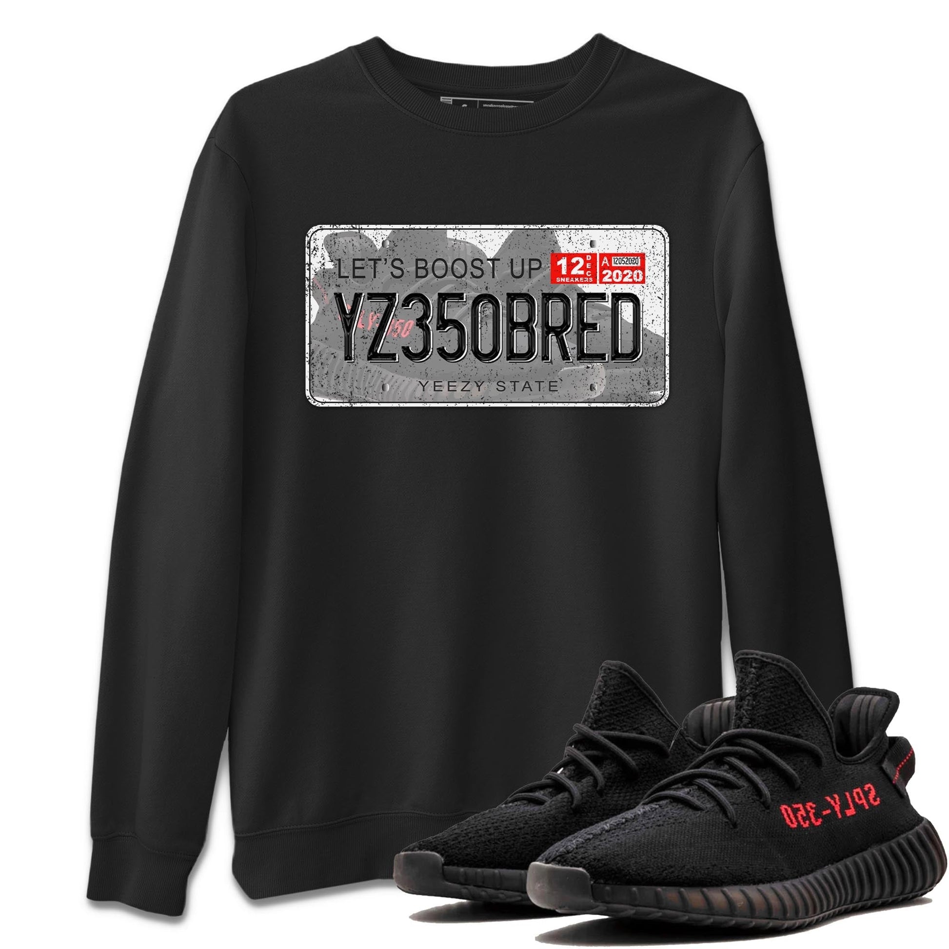 Yeezy Plate Sneaker Tee - Yeezy 350 Bred