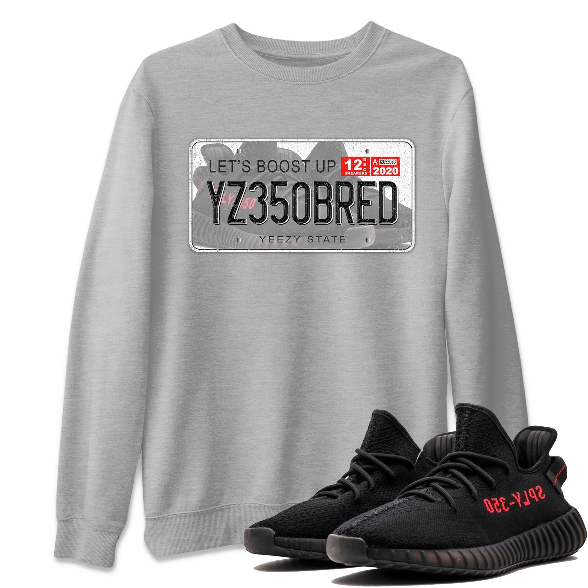 Yeezy Plate Sneaker Tee - Yeezy 350 Bred