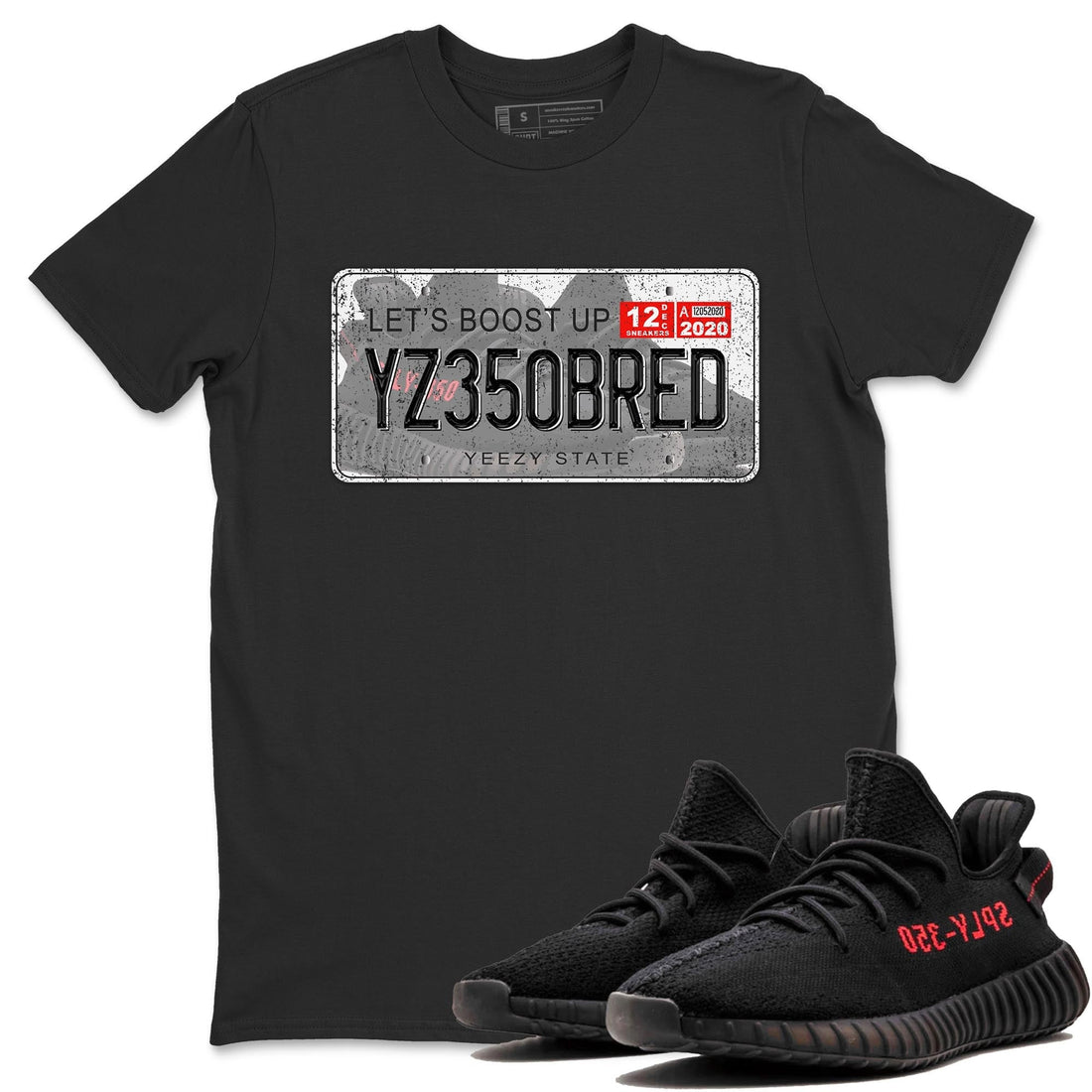 Yeezy Plate Sneaker Tee - Yeezy 350 Bred