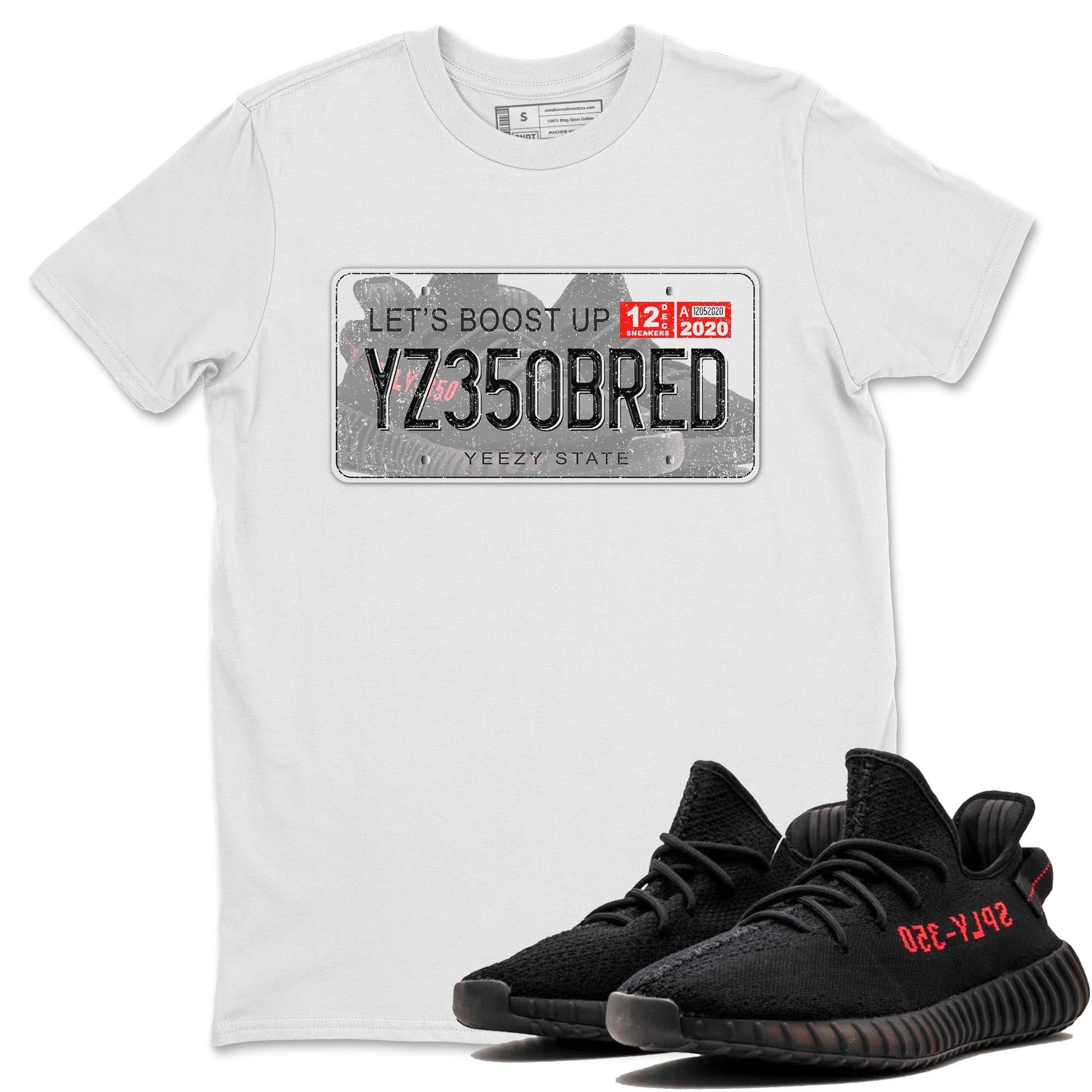 Yeezy Plate Sneaker Tee - Yeezy 350 Bred
