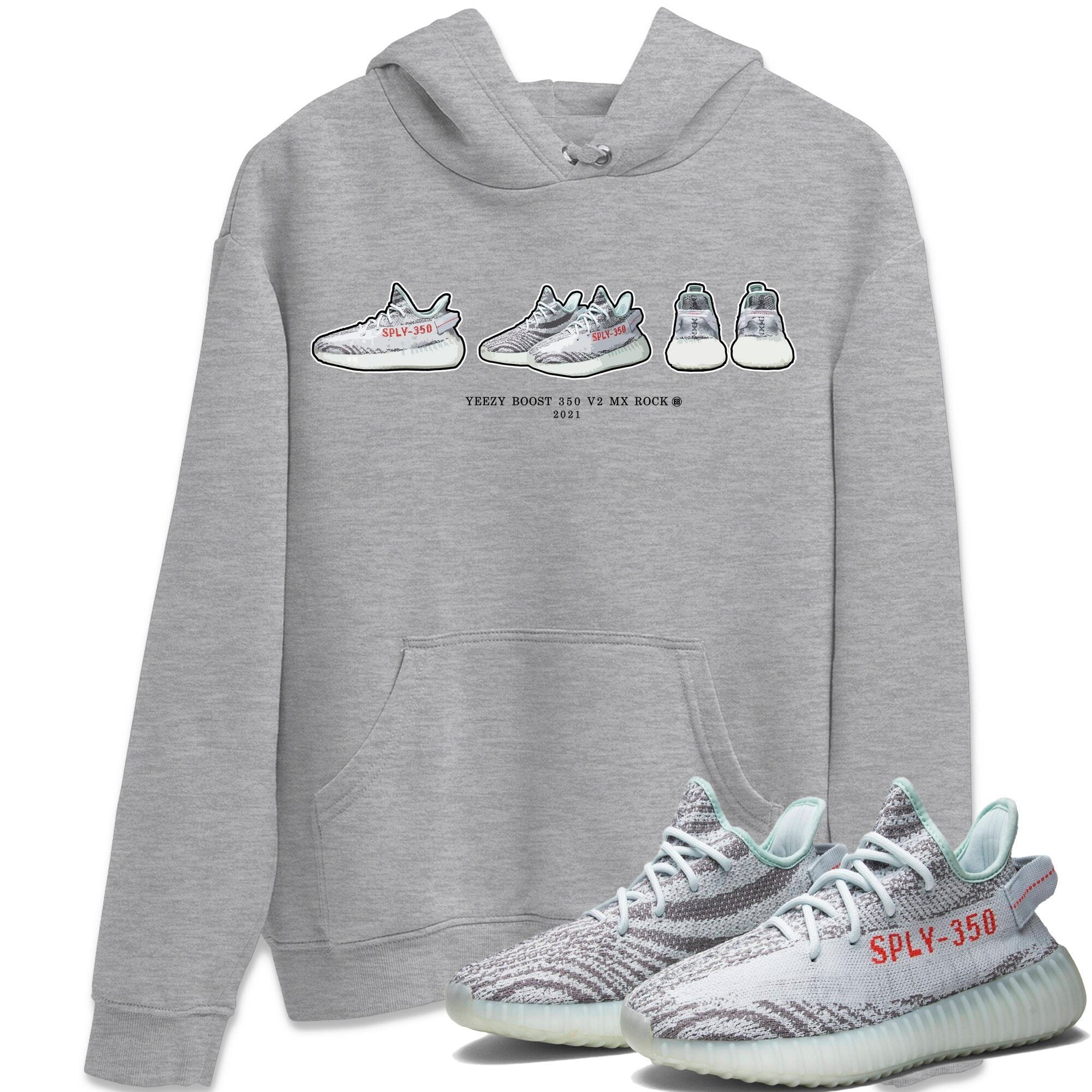 Sneaker Prelude Unisex Tops - Yeezy 350 Blue Tint