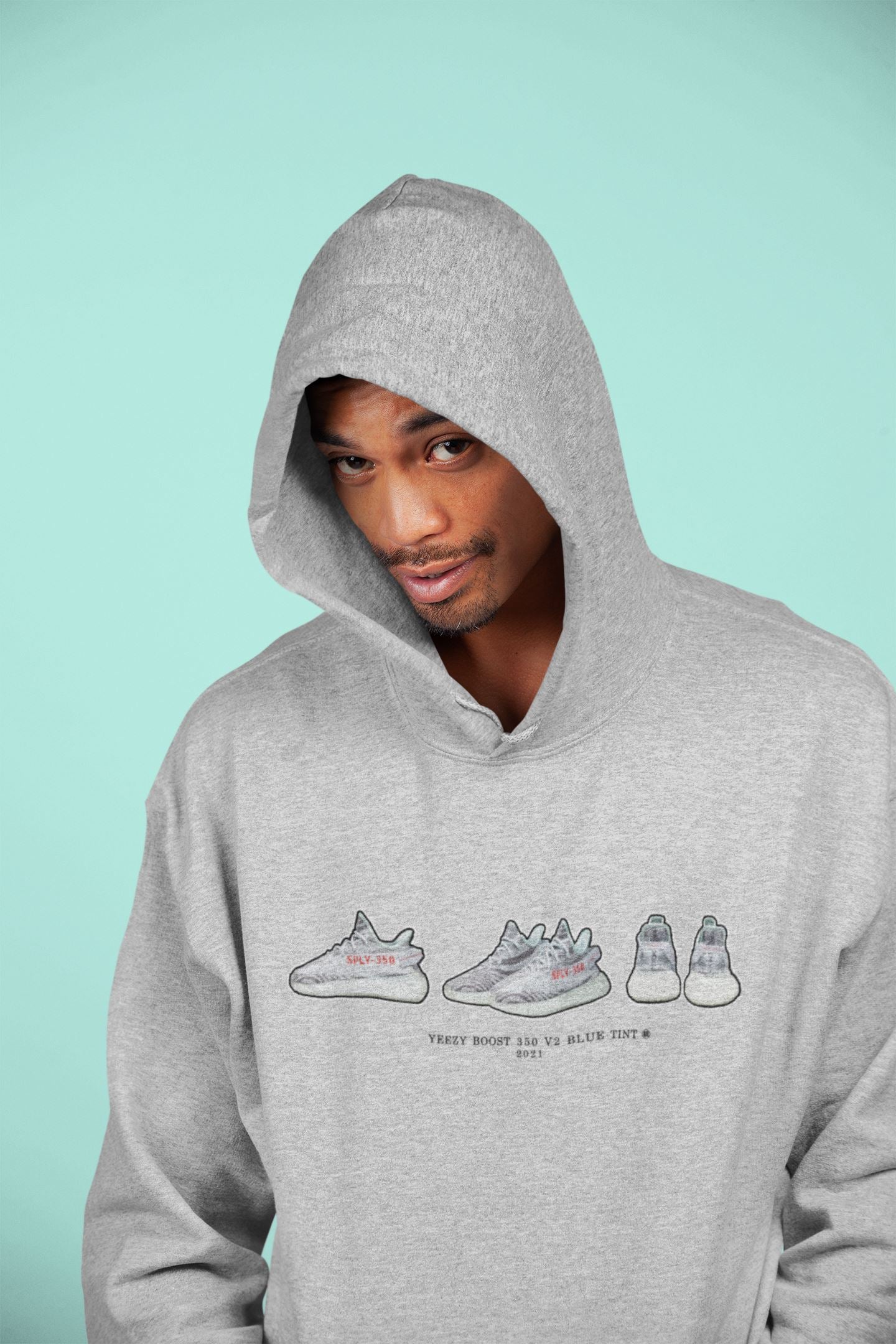 Sneaker Prelude Unisex Tops - Yeezy 350 Blue Tint