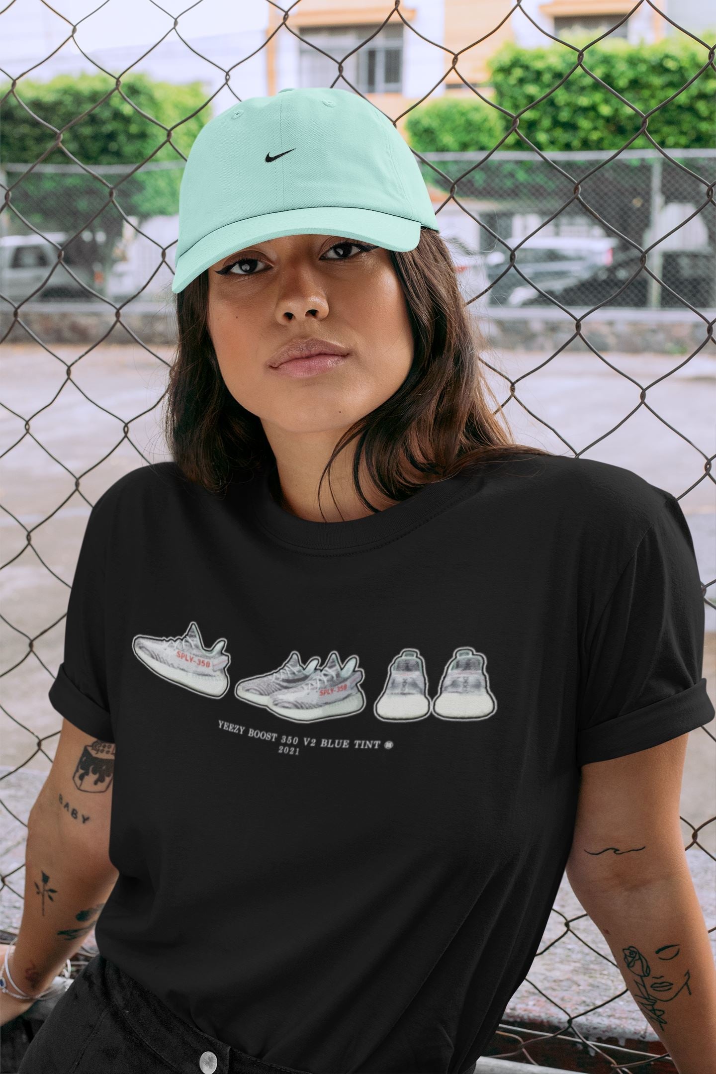 Sneaker Prelude Unisex Tops - Yeezy 350 Blue Tint