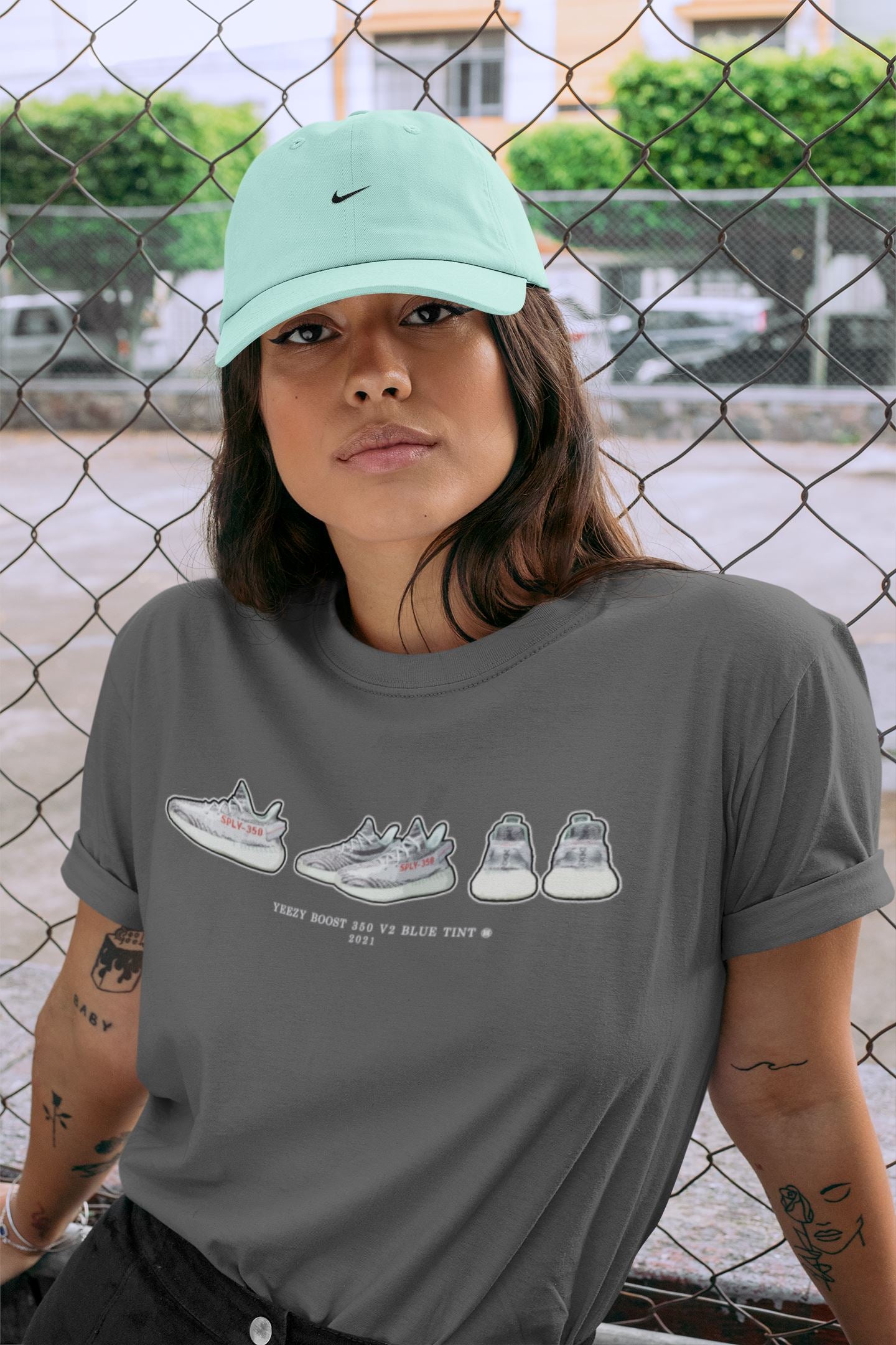 Sneaker Prelude Unisex Tops - Yeezy 350 Blue Tint