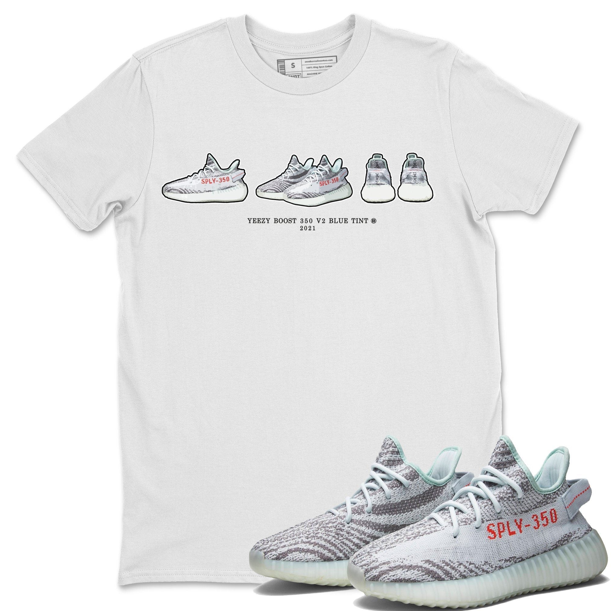 Sneaker Prelude Unisex Tops - Yeezy 350 Blue Tint