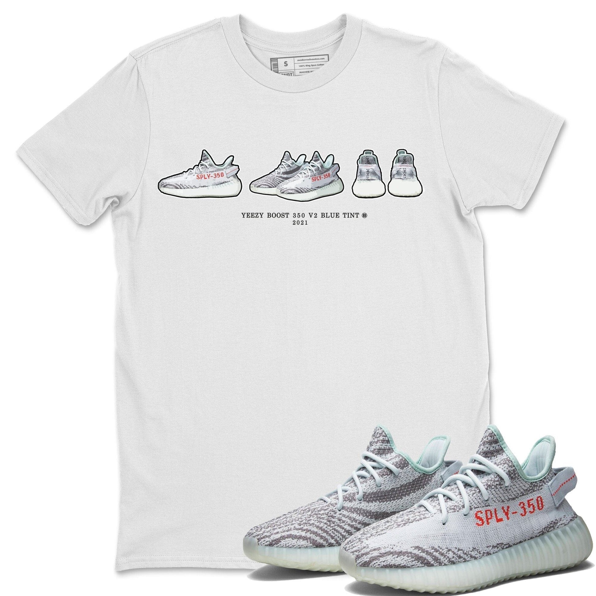 Sneaker Prelude Unisex Tops - Yeezy 350 Blue Tint