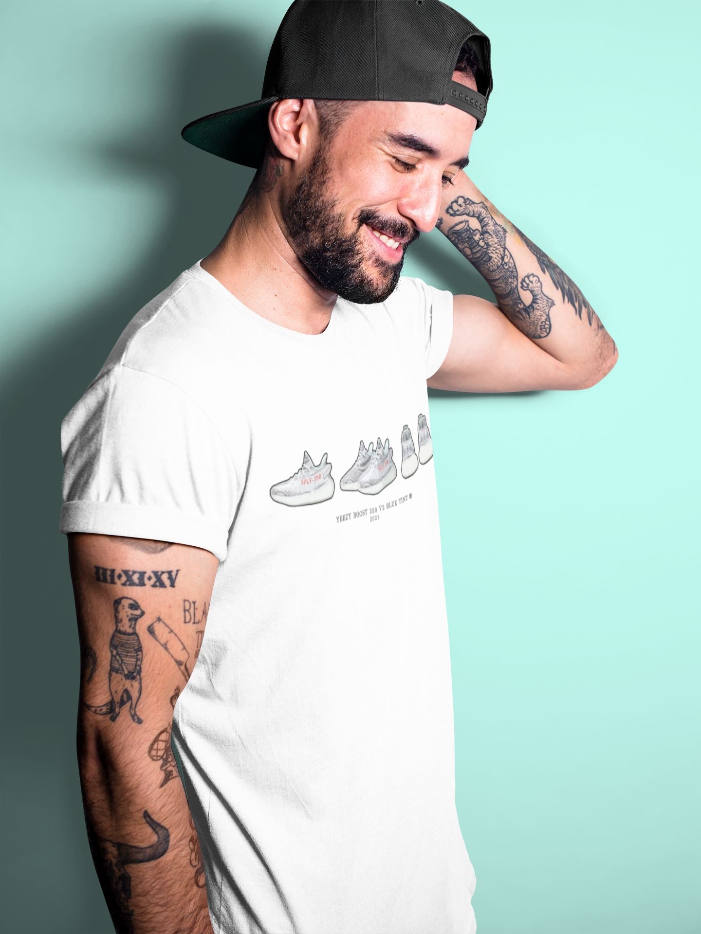 Sneaker Prelude Unisex Tops - Yeezy 350 Blue Tint