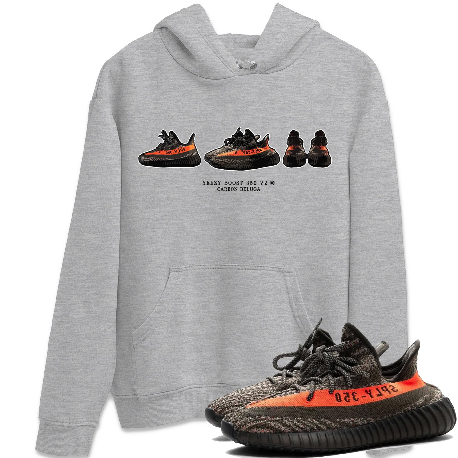 Sneaker Prelude Unisex Tops - Yeezy 350 Carbon Beluga