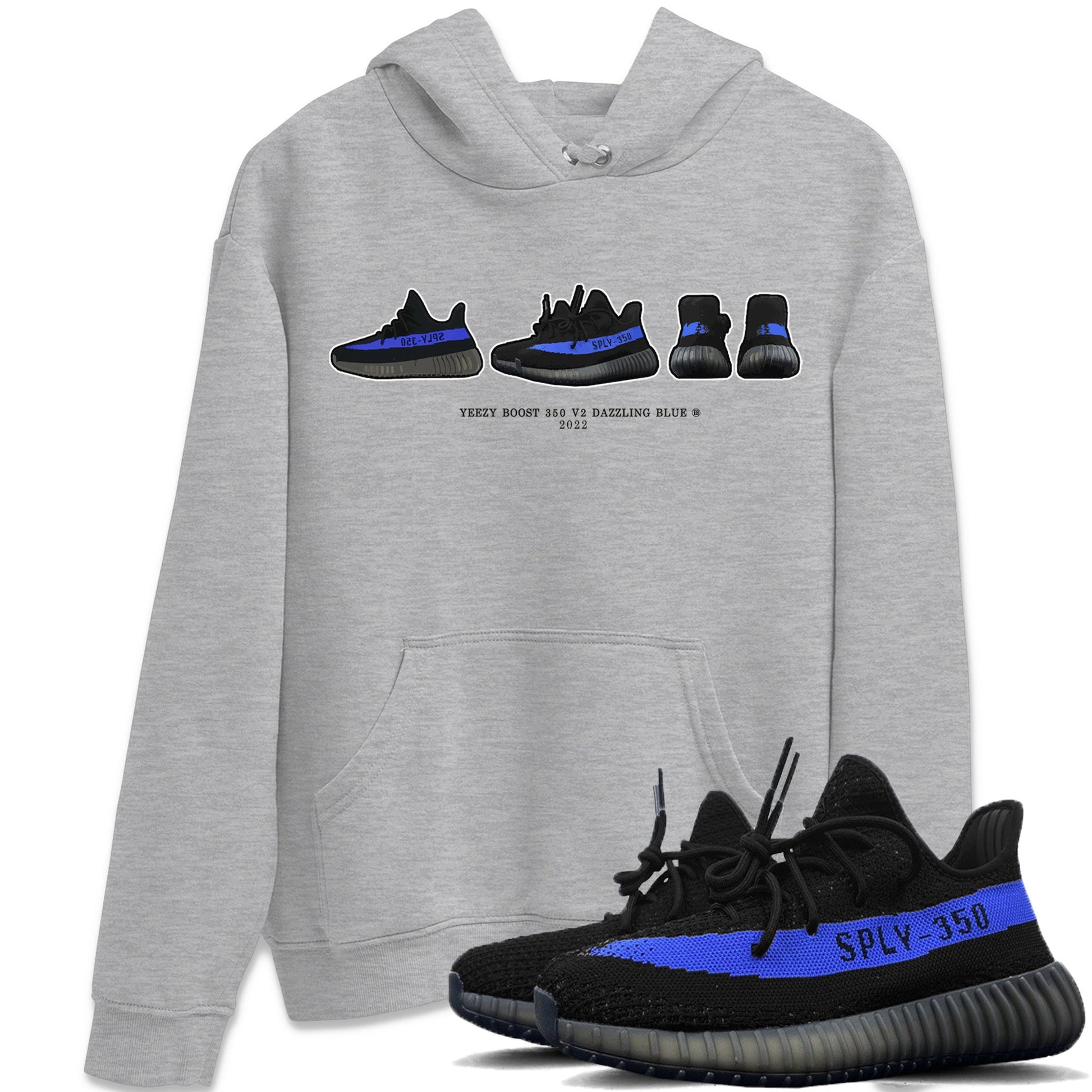 Sneaker Prelude Unisex Tops - Yeezy 350 Dazzling Blue