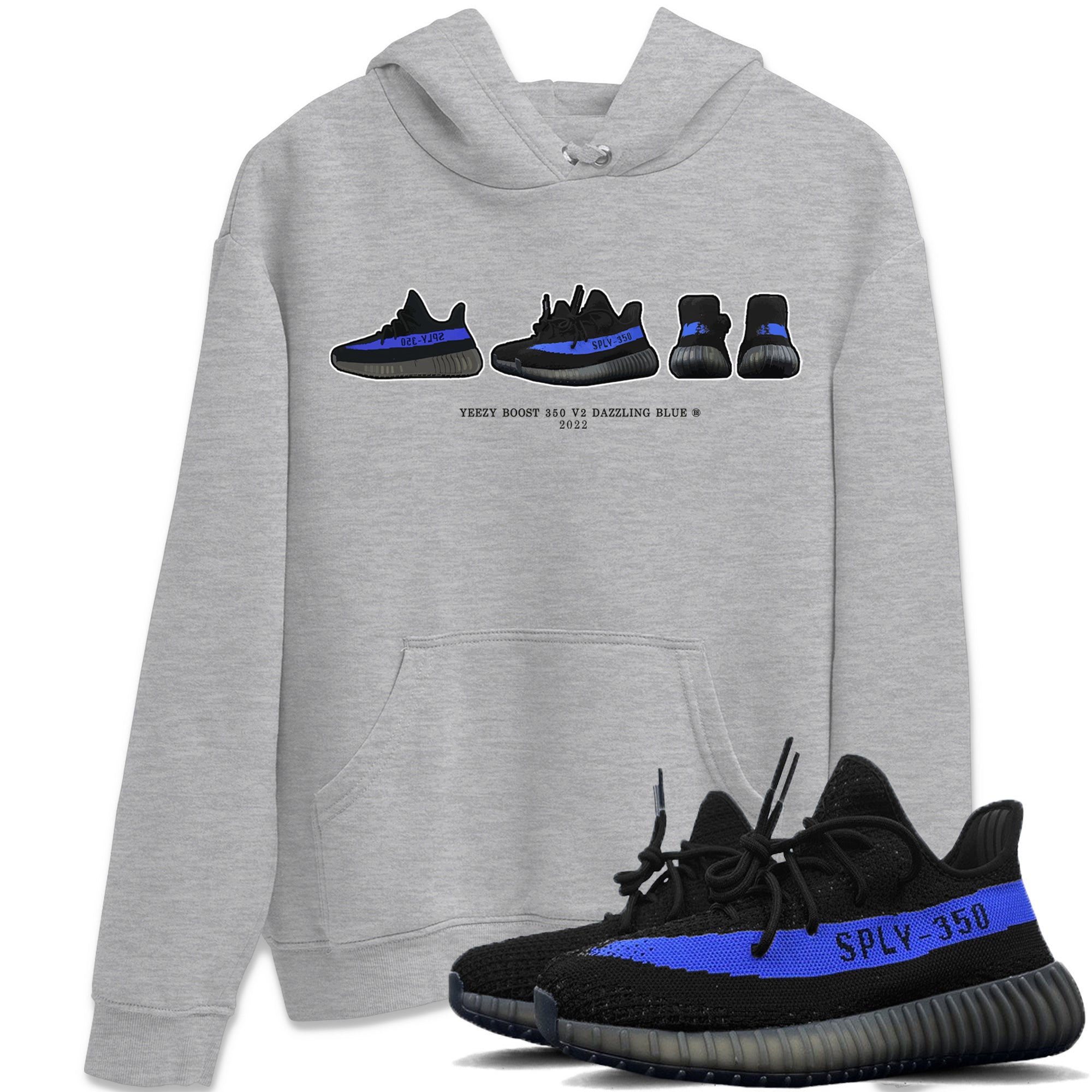 Sneaker Prelude Unisex Tops - Yeezy 350 Dazzling Blue