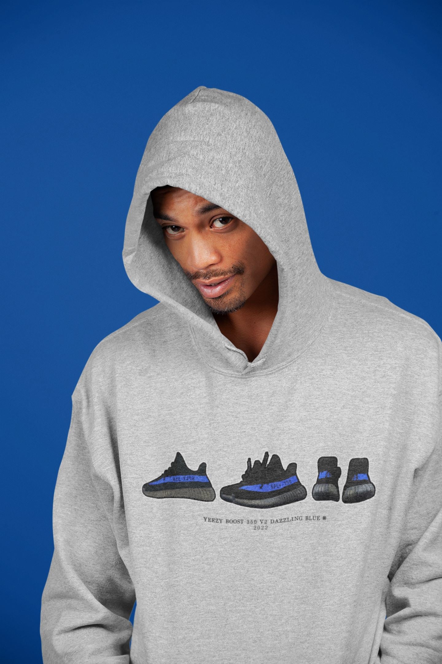 Sneaker Prelude Unisex Tops - Yeezy 350 Dazzling Blue