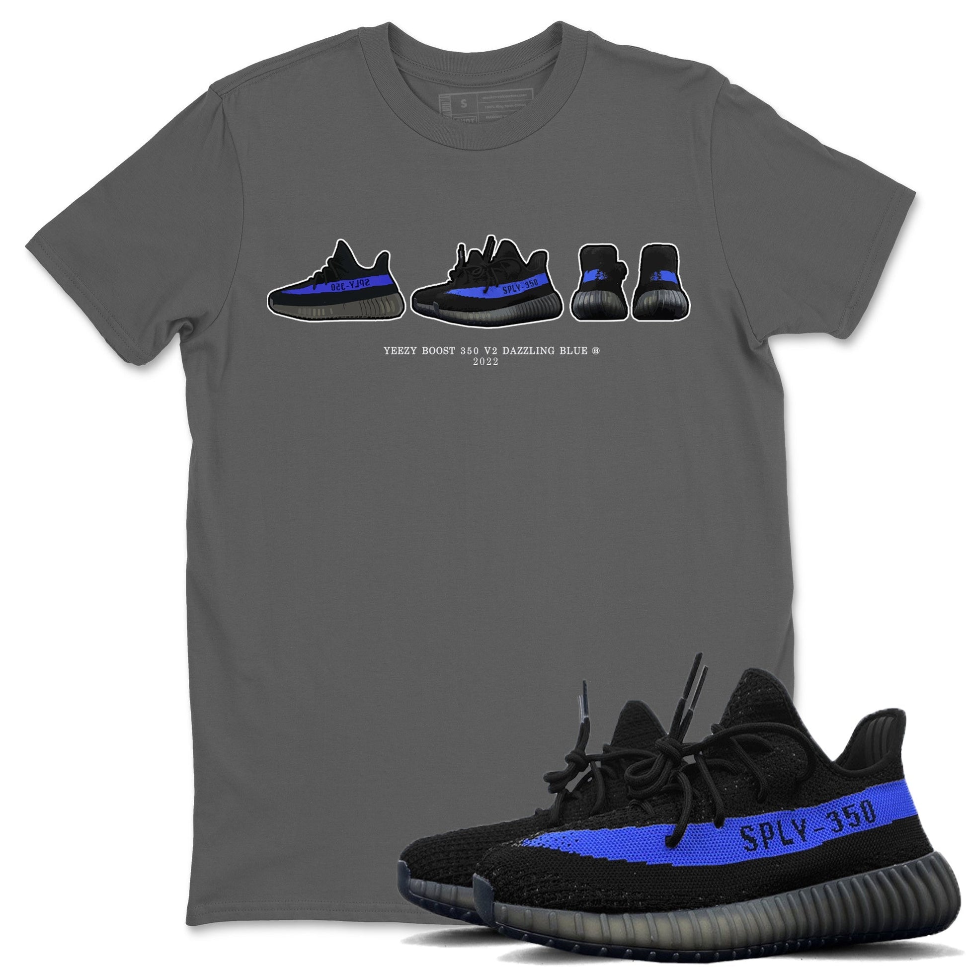 Sneaker Prelude Unisex Tops - Yeezy 350 Dazzling Blue