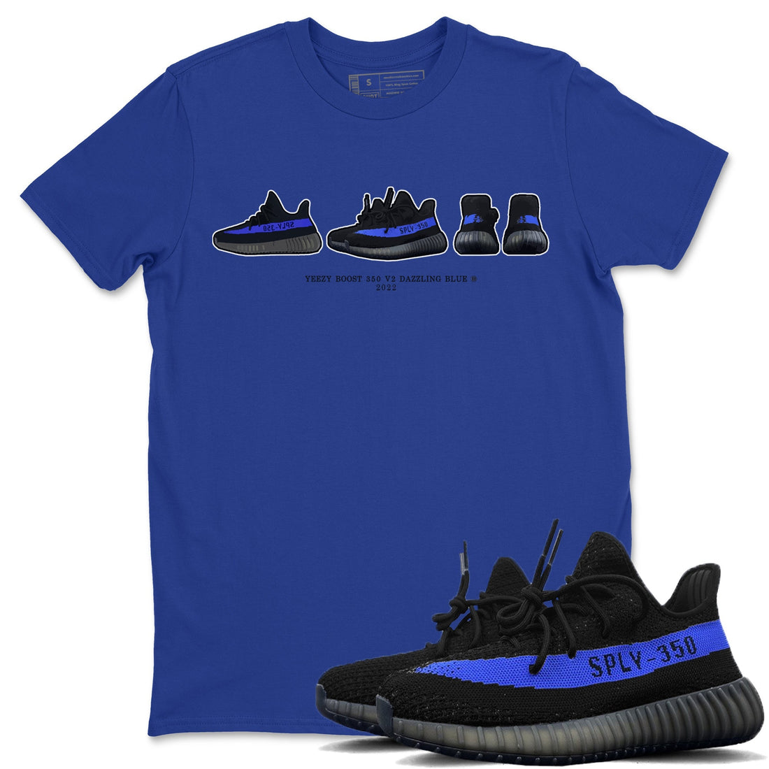 Sneaker Prelude Unisex Tops - Yeezy 350 Dazzling Blue