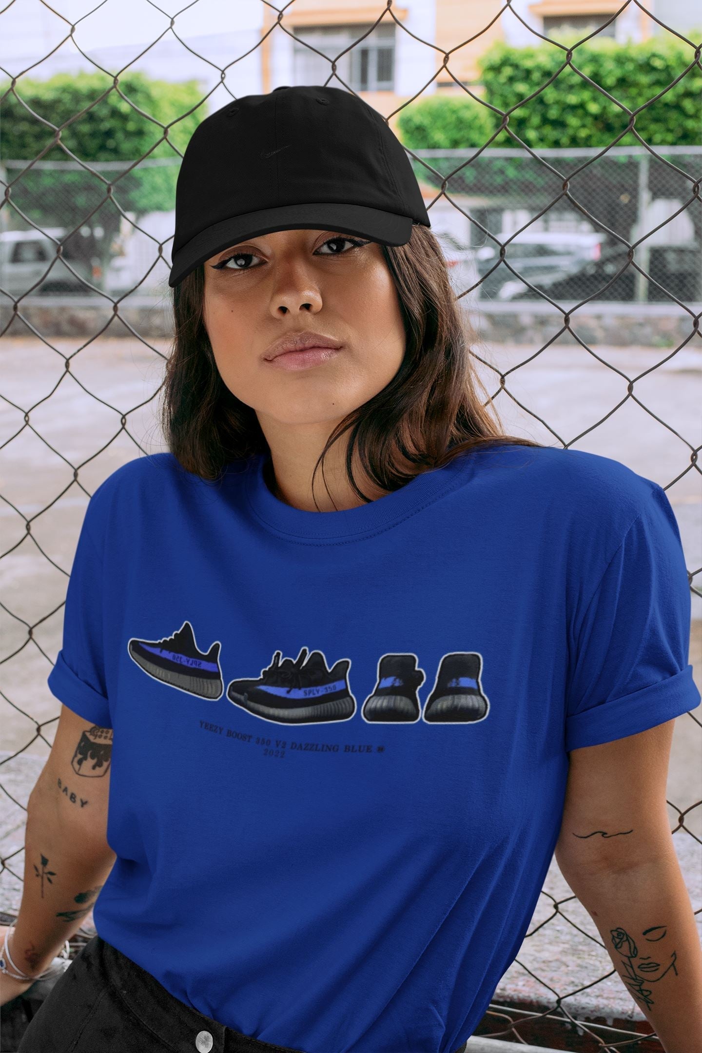 Sneaker Prelude Unisex Tops - Yeezy 350 Dazzling Blue