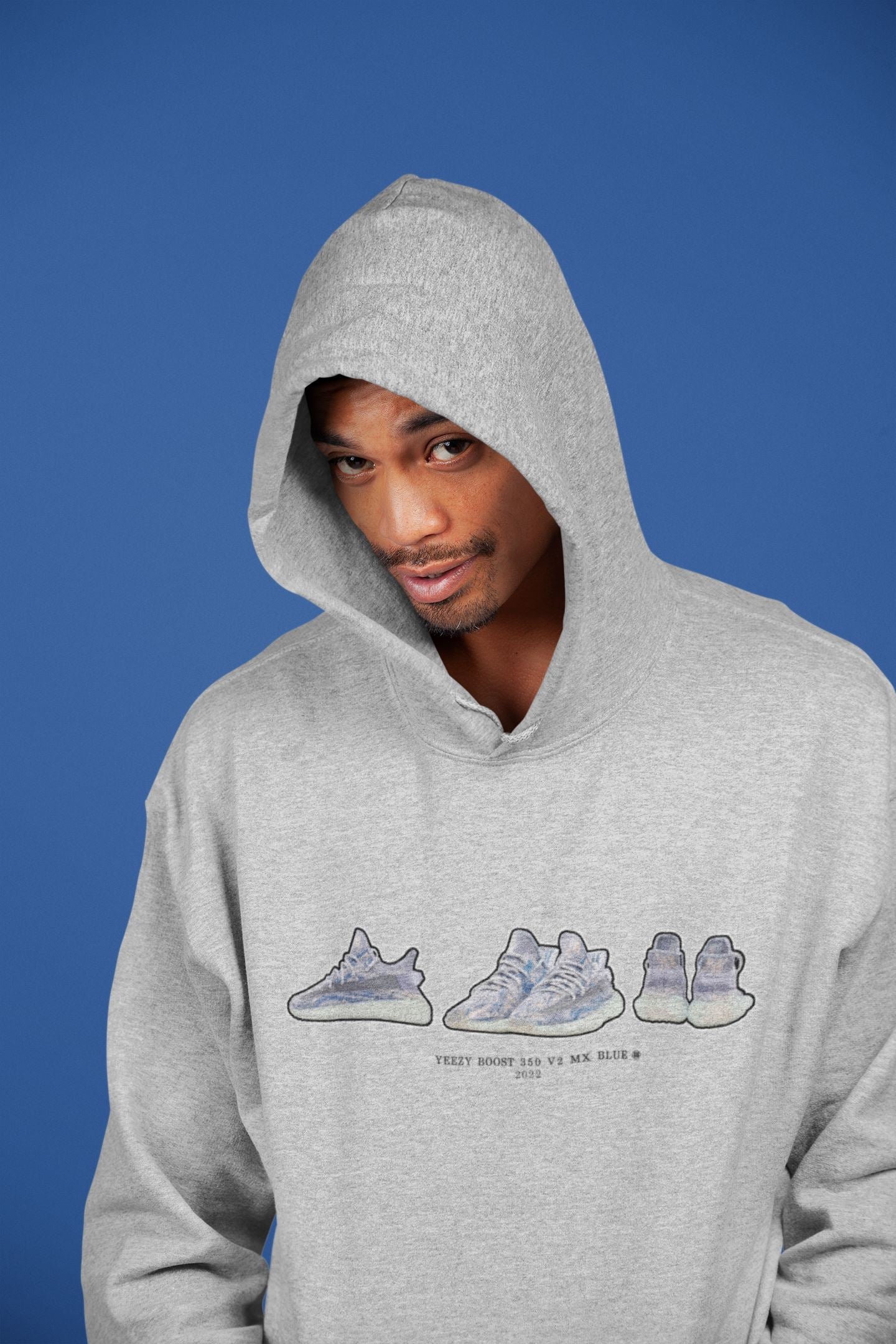 Sneaker Prelude Unisex Tops - Yeezy 350 MX Blue