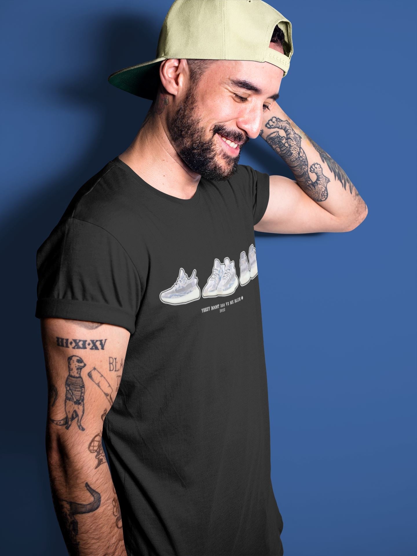 Sneaker Prelude Unisex Tops - Yeezy 350 MX Blue
