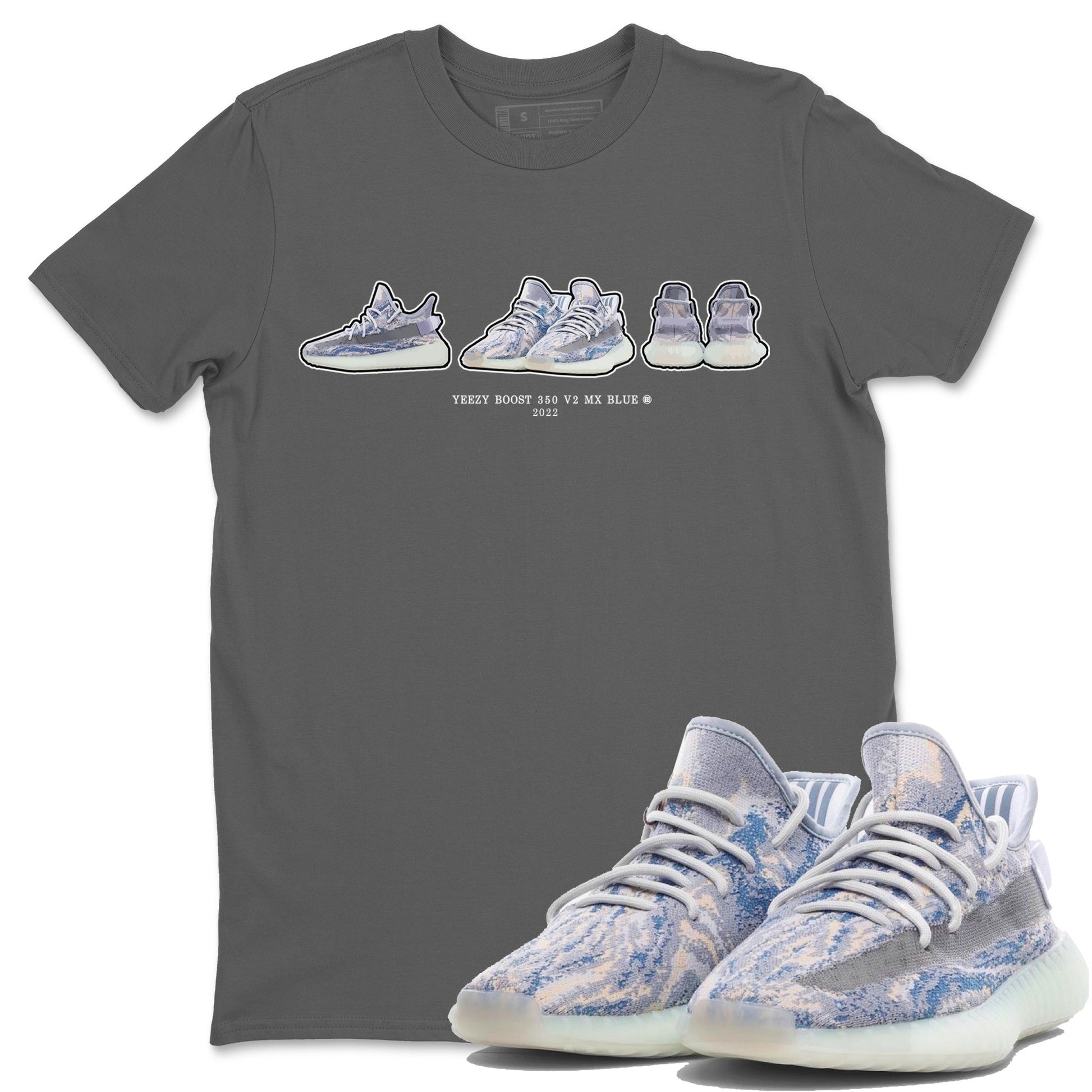 Sneaker Prelude Unisex Tops - Yeezy 350 MX Blue