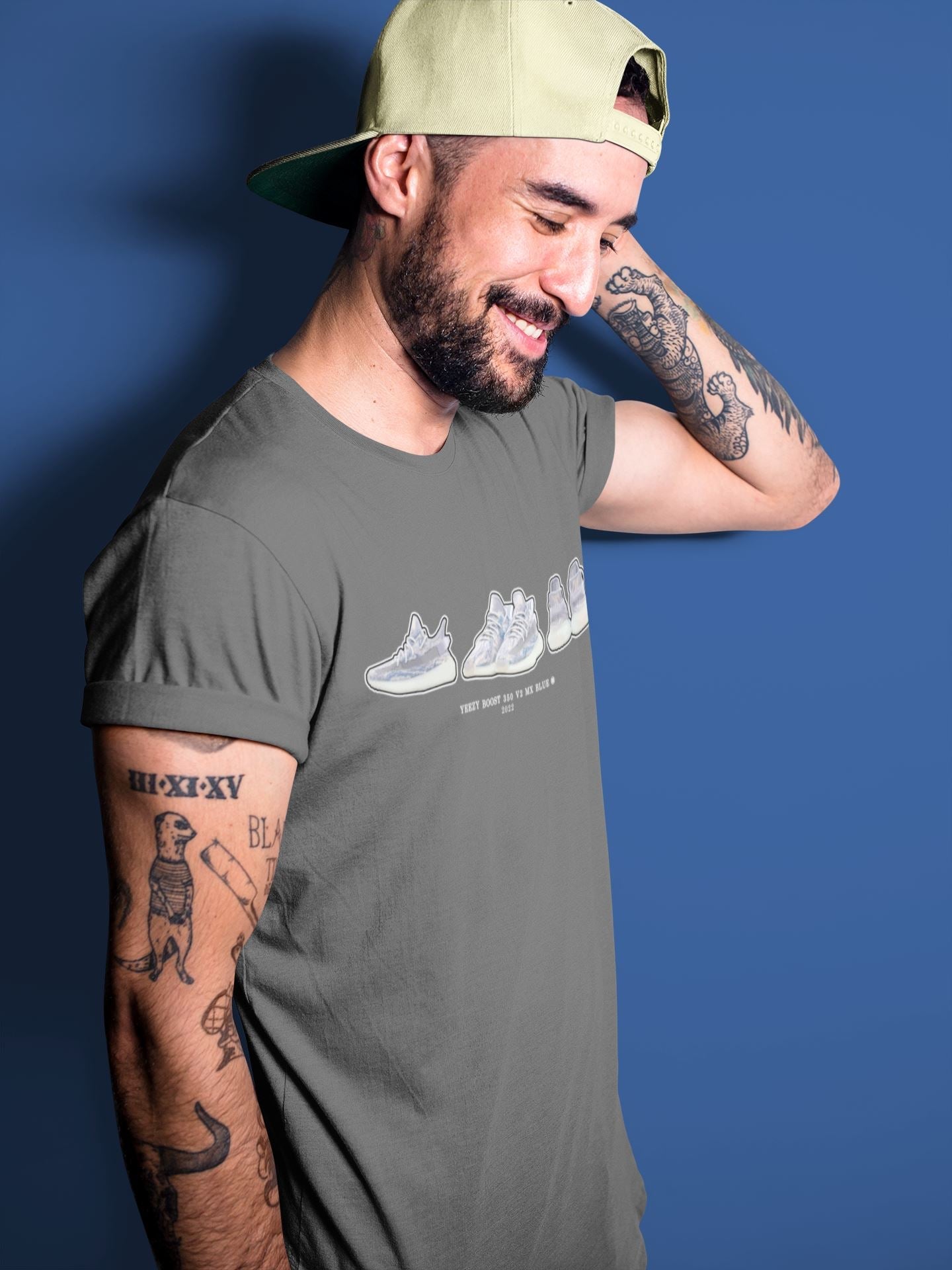 Sneaker Prelude Unisex Tops - Yeezy 350 MX Blue