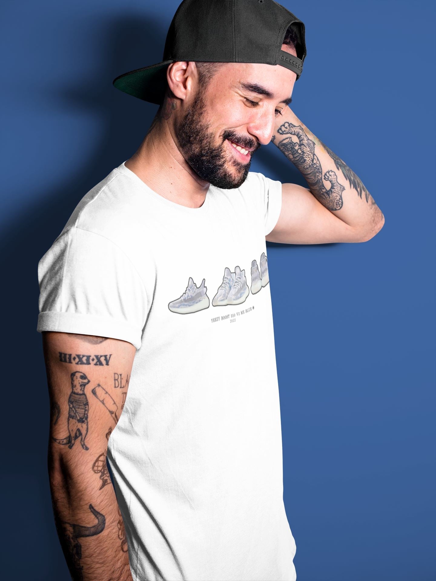 Sneaker Prelude Unisex Tops - Yeezy 350 MX Blue