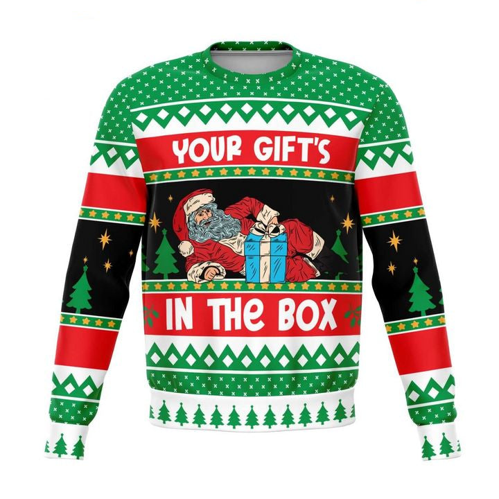 Your In The Box Naughty Meme 2022 Design 3d Ugly Christmas Sweater ? Usalast