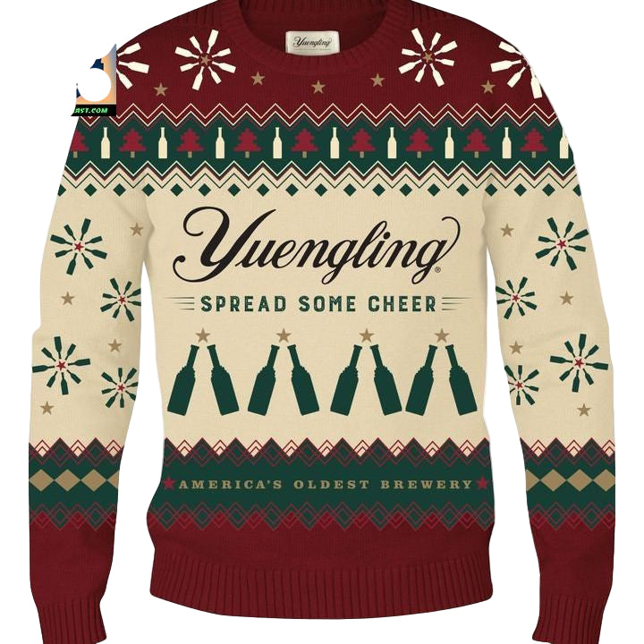 Yuengling Beer Spread Some Cheer Ugly Christmas Sweater 2022 ? Usalast