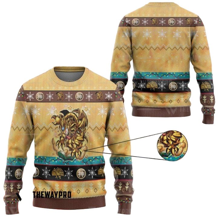 Yugioh The Winged Toon Of Ra Christmas Sweater ? Usalast