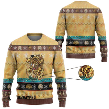 Yugioh The Winged Toon Of Ra Christmas Sweater ? Usalast