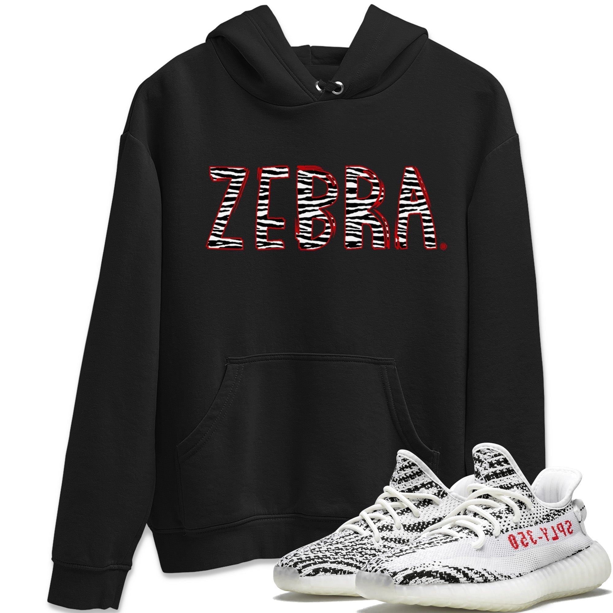 Zebra Letters Unisex Tops - Yeezy 350 Zebra