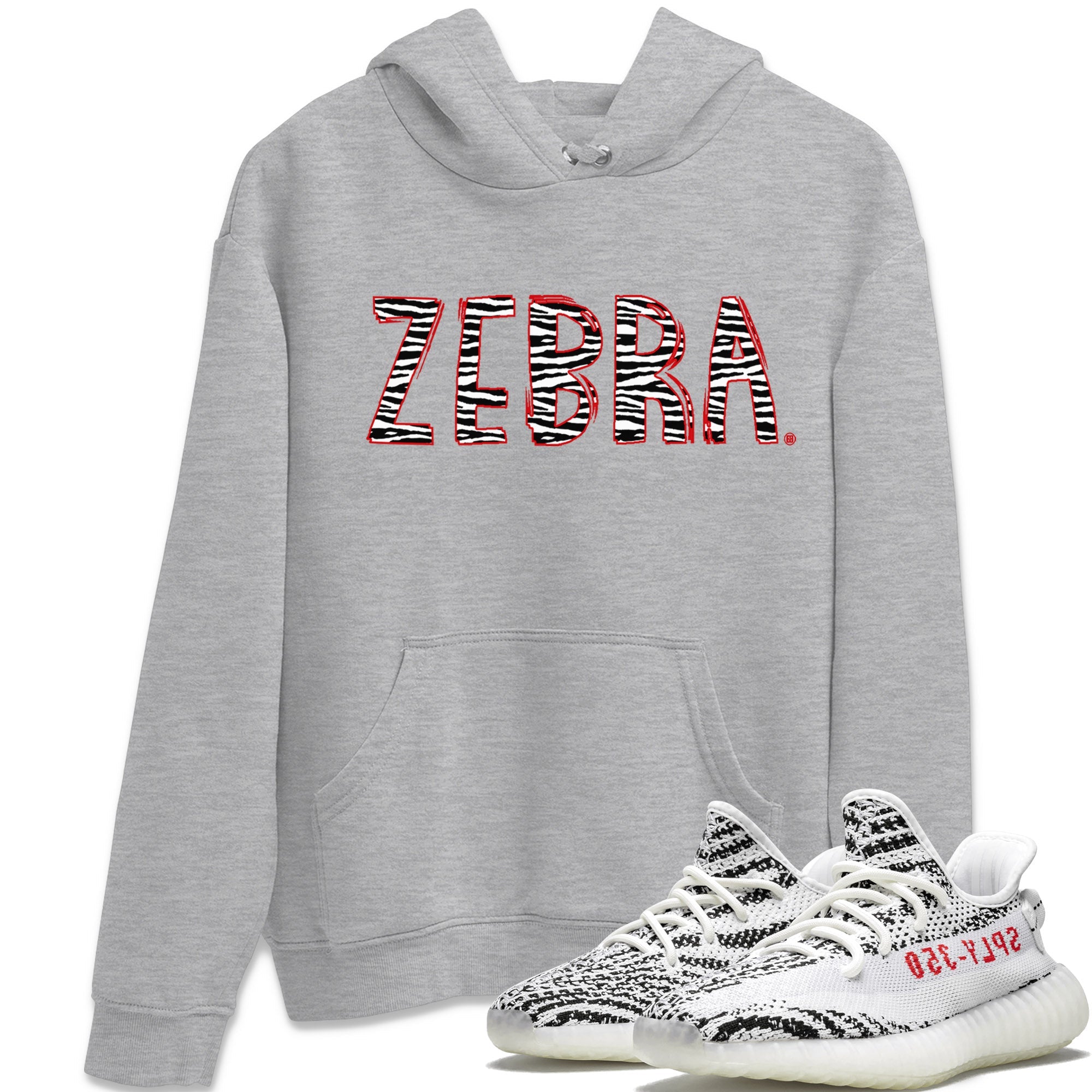 Zebra Letters Unisex Tops - Yeezy 350 Zebra