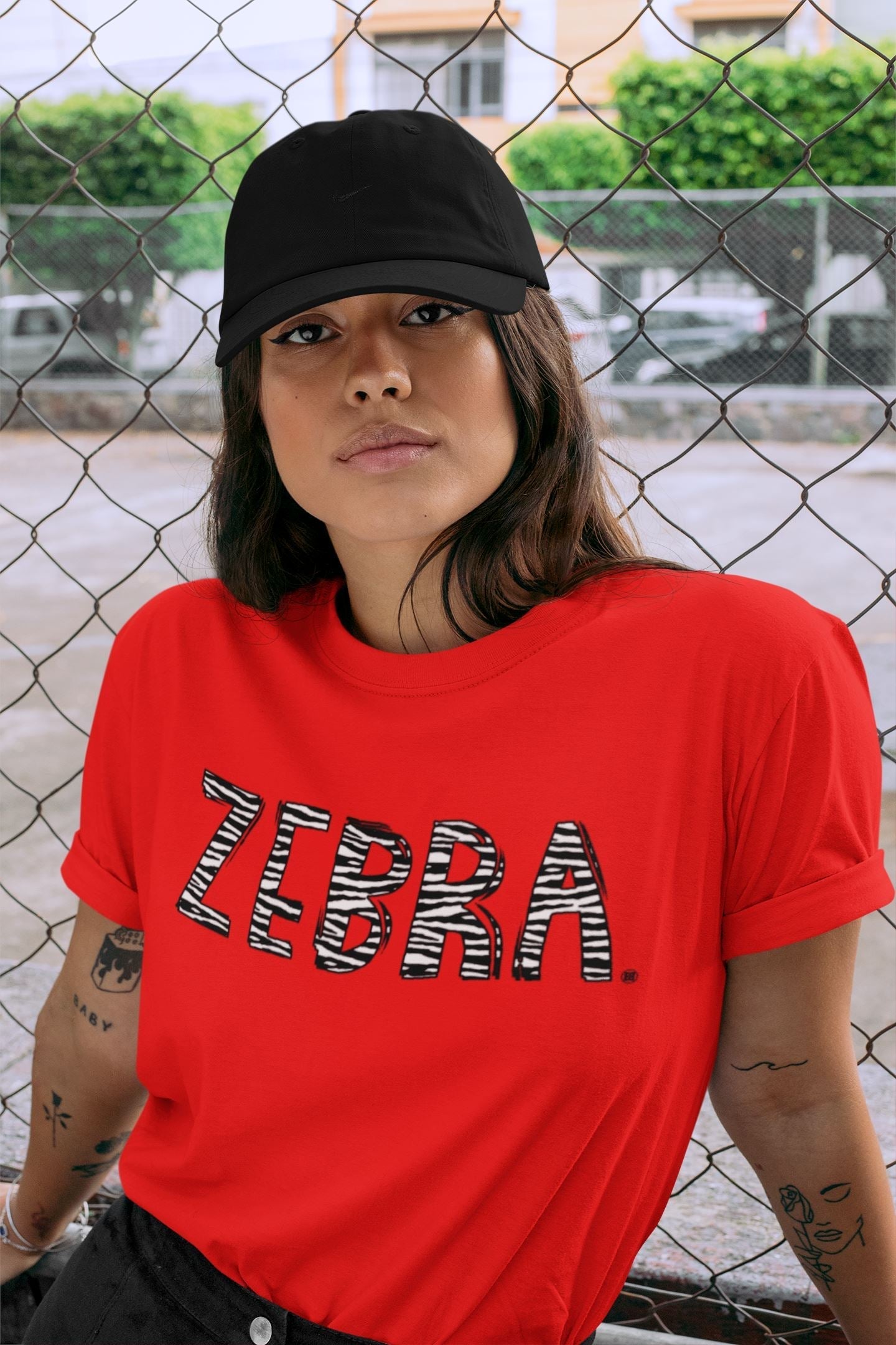 Zebra Letters Unisex Tops - Yeezy 350 Zebra